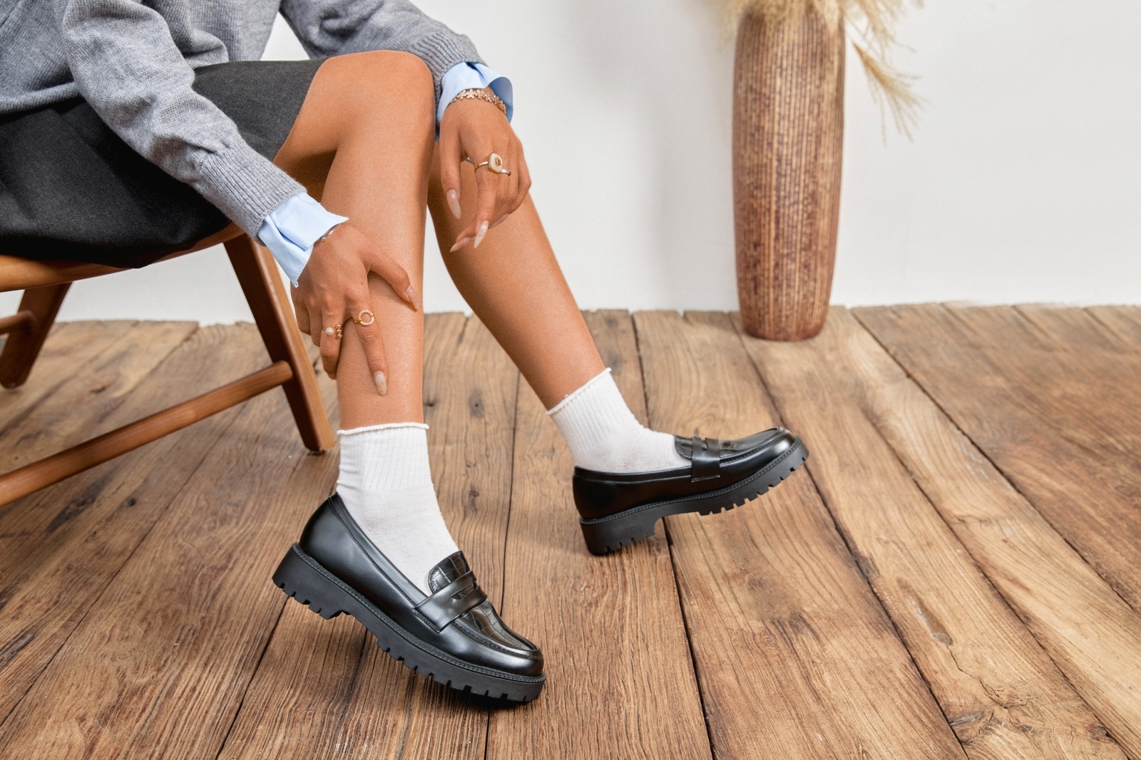 Grossiste Erynn - Mocassins croco
