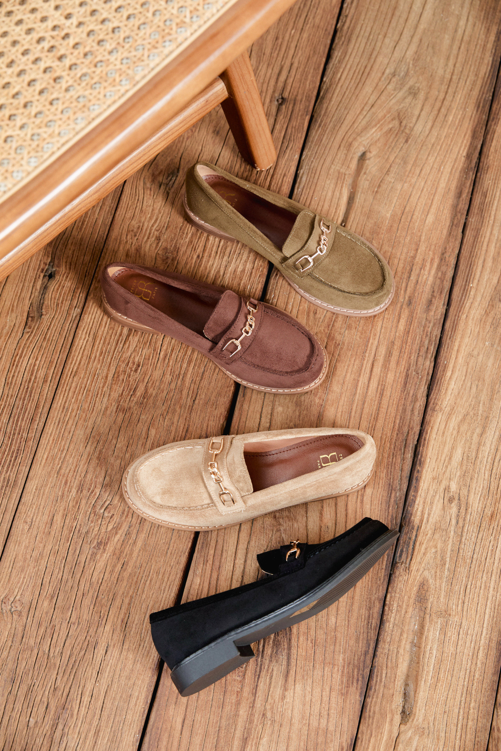 Grossiste Erynn - Mocassin classique à bride dorée