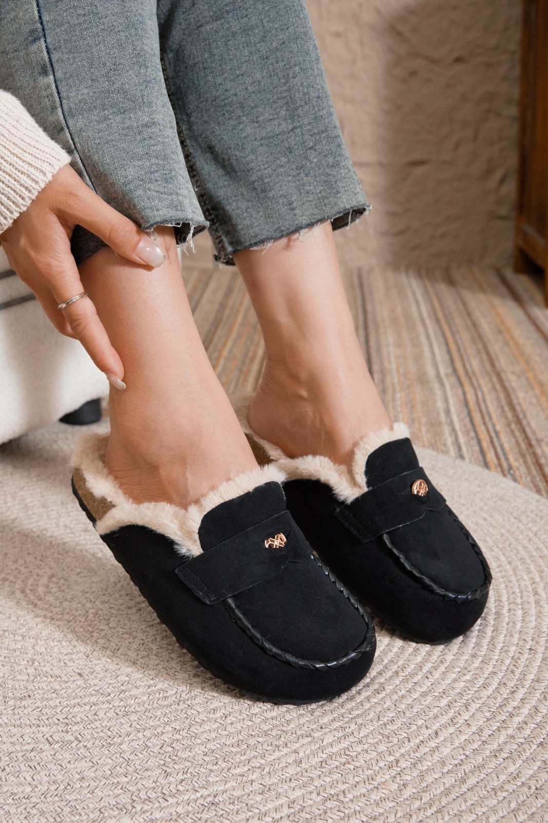 MOCASSIN SEMELLE EPAISSE lyly 100% P.U.