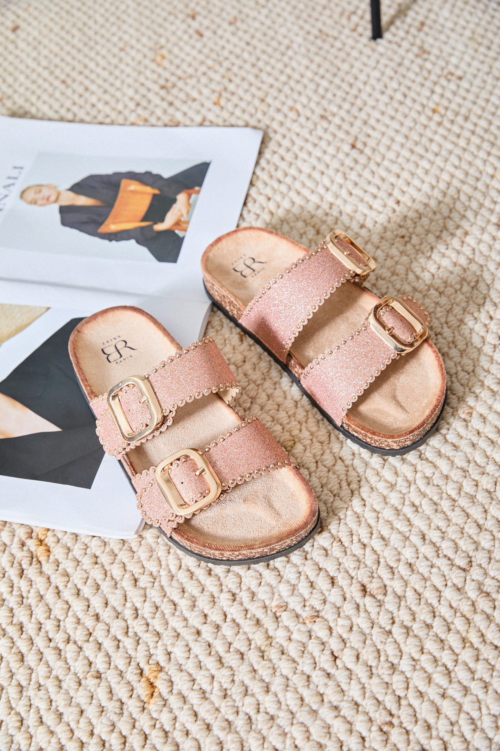 Grossiste Erynn - Chaussure sandale femme brillant