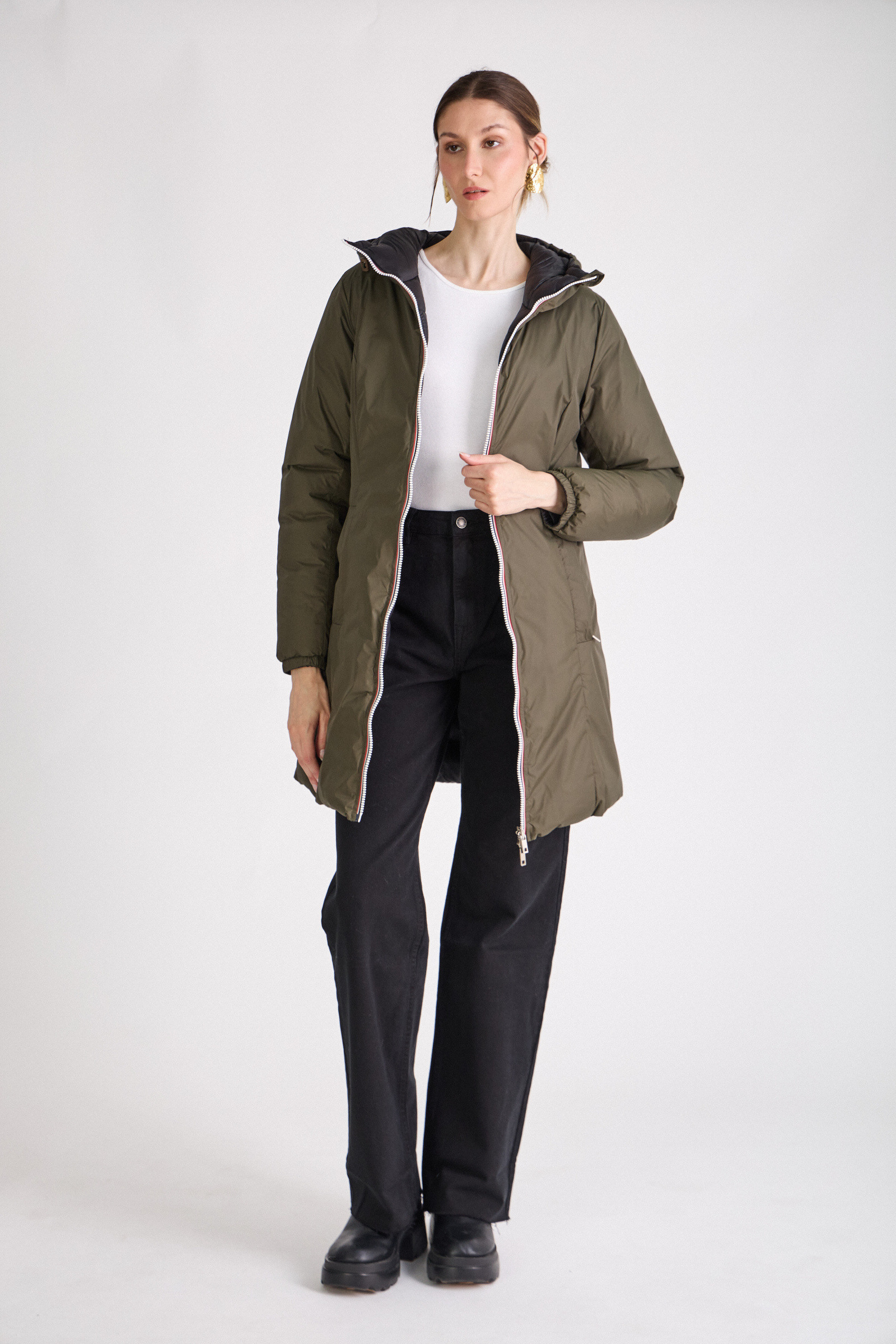 Wholesaler ESCANDELLE Paris - Thick quilted reversible parka