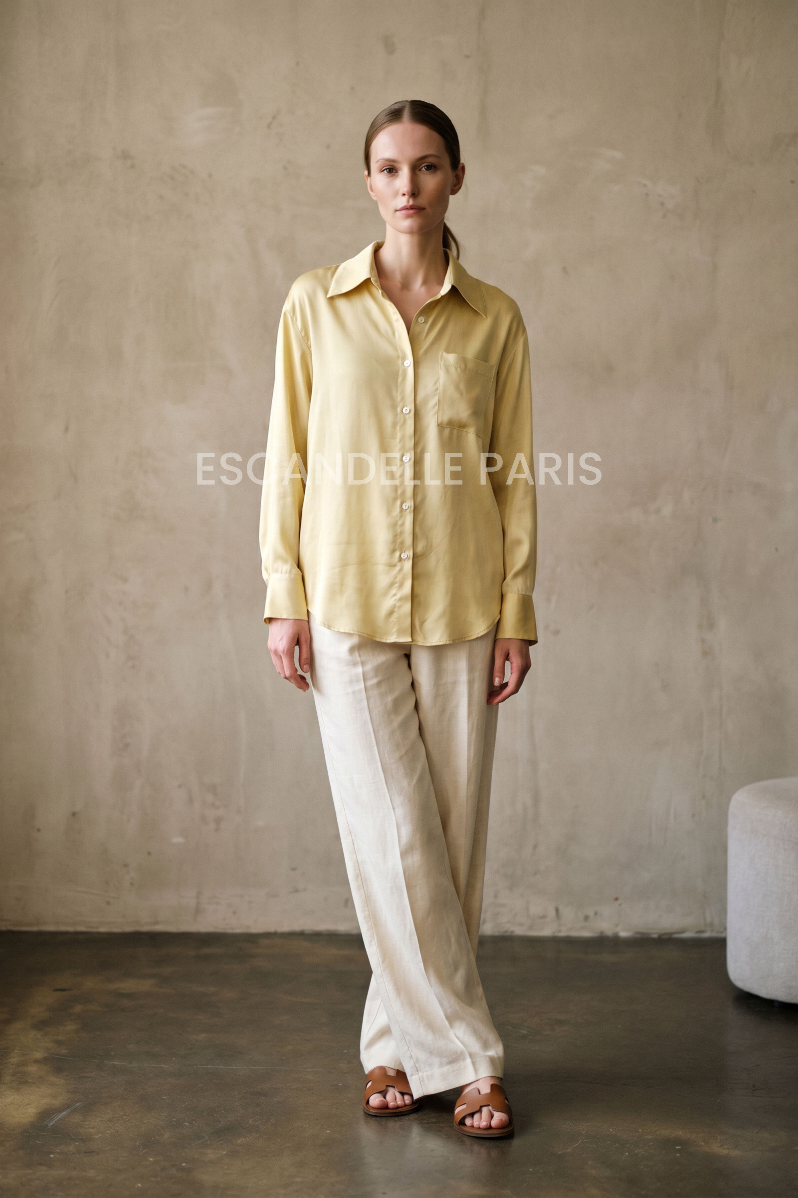 Grossiste ESCANDELLE Paris - Chemise en Satin