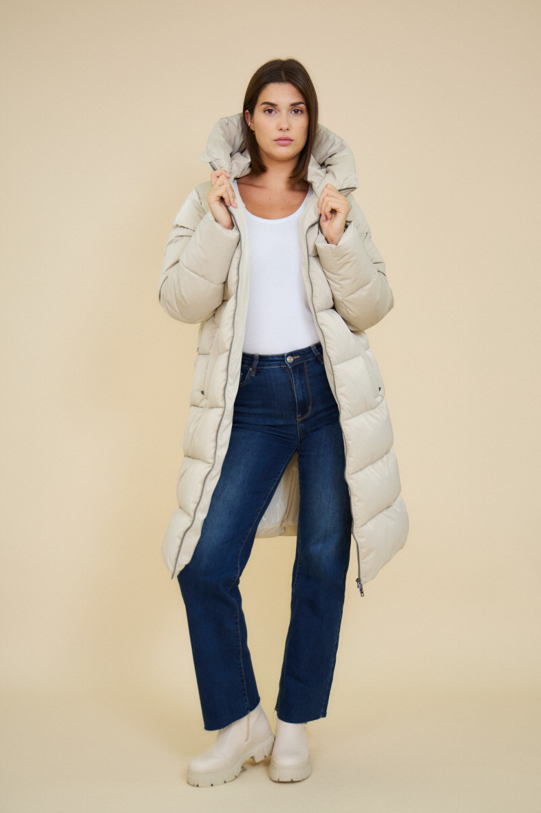 Wholesaler ESCANDELLE Paris - Long quilted down jacket