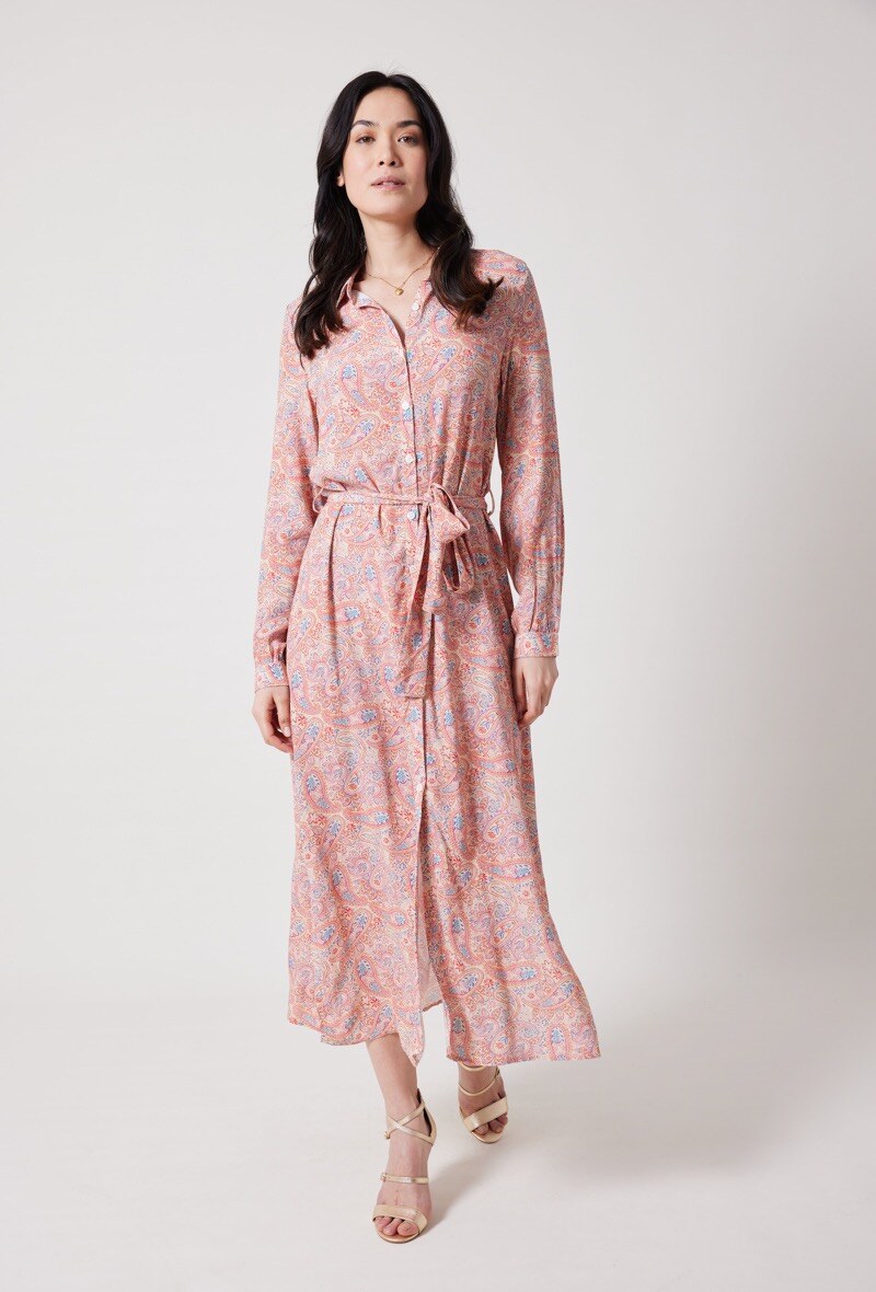 Wholesaler ESCANDELLE Paris - Flowing printed dress