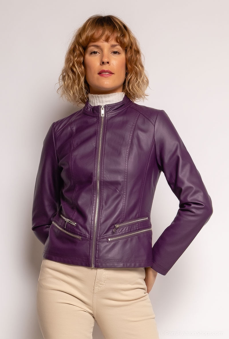 Grossiste ESCANDELLE Paris - Blouson en imitation cuir