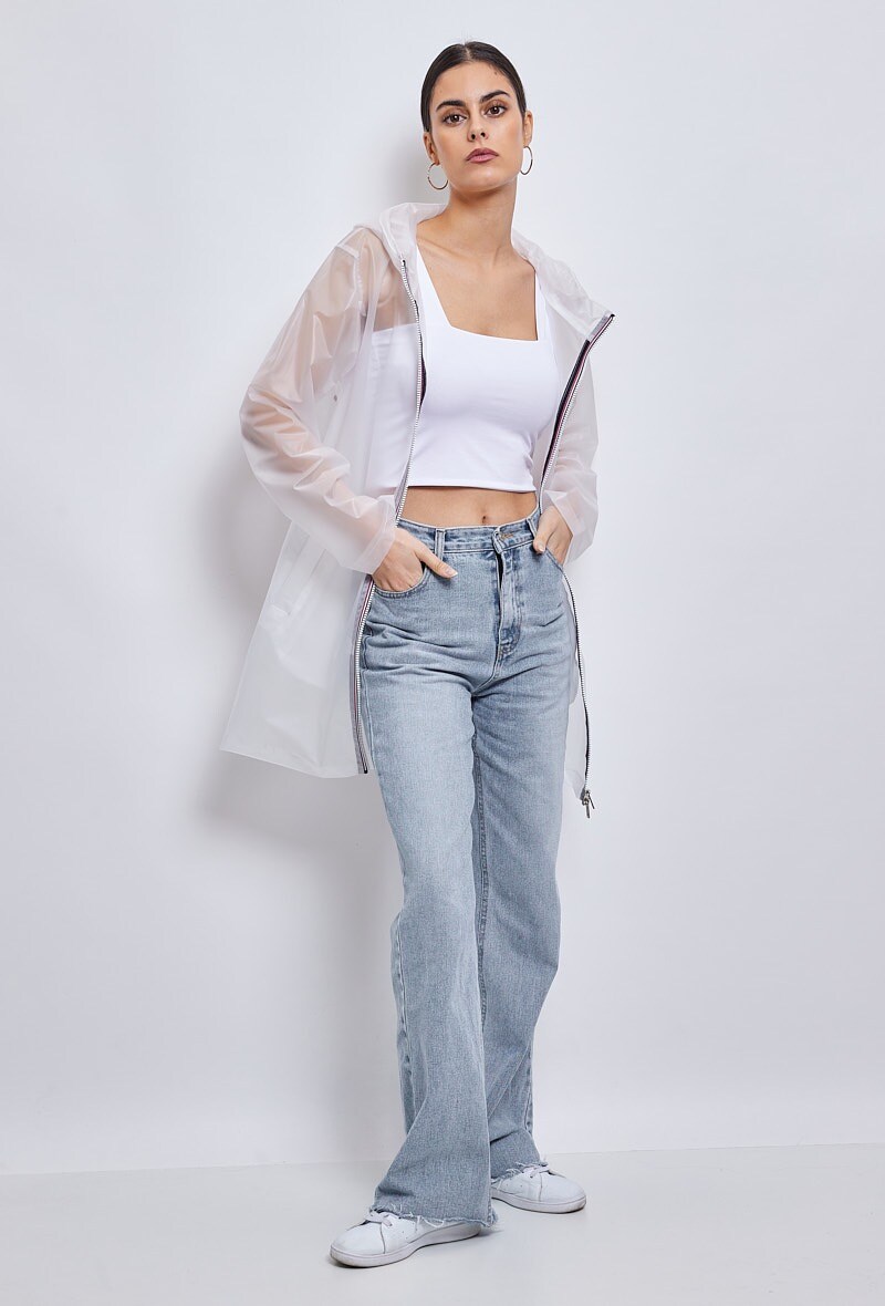 Wholesaler ESCANDELLE Paris Outlet - Straight transparent raincoat, 100% PU
