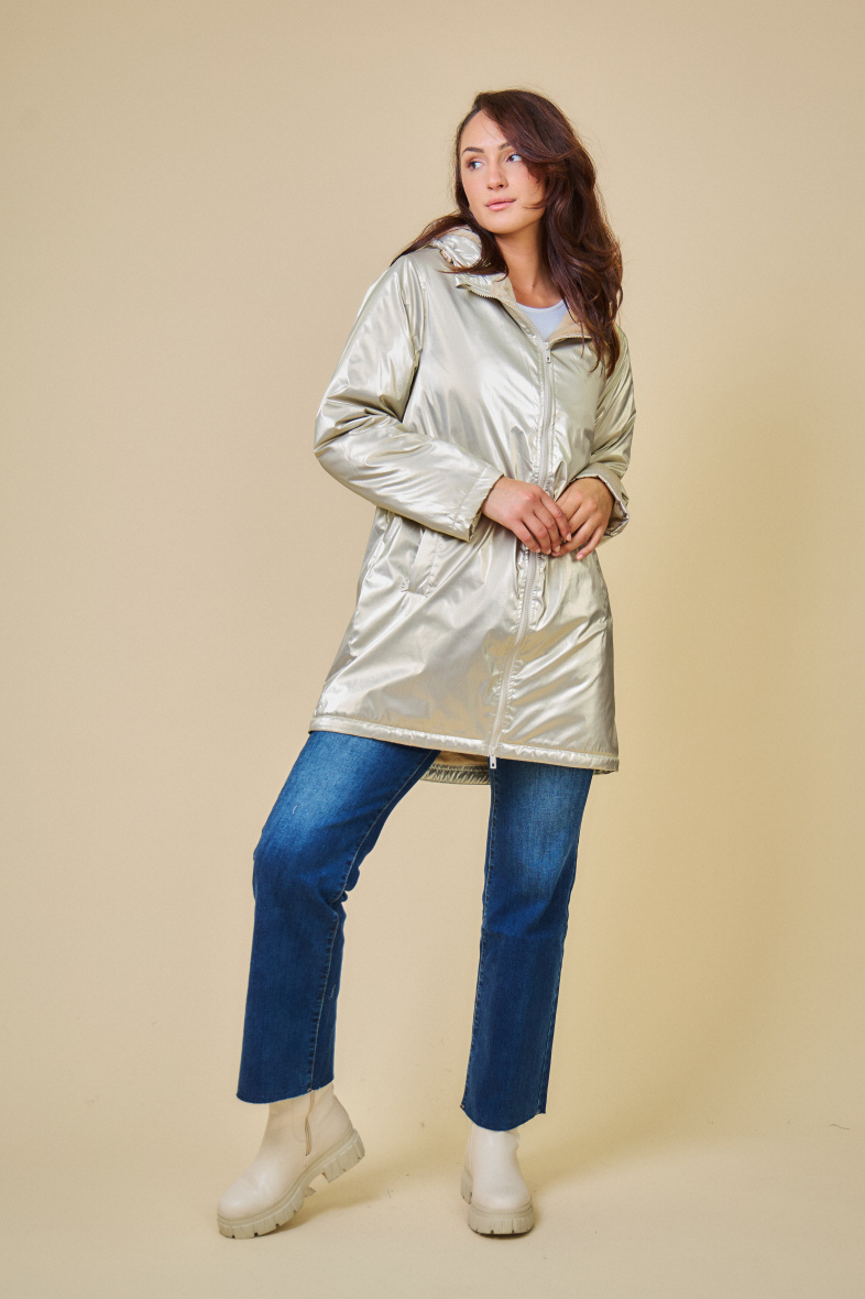 Mayorista ESCANDELLE Paris - SOL - Parka lisa con largo medio