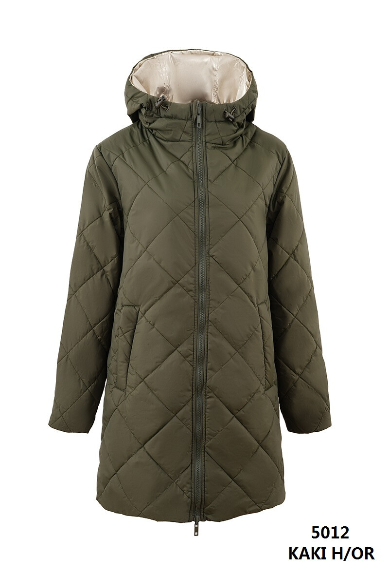 Großhändler ESCANDELLE Paris - Lange wendbare Steppjacke – große Größe
