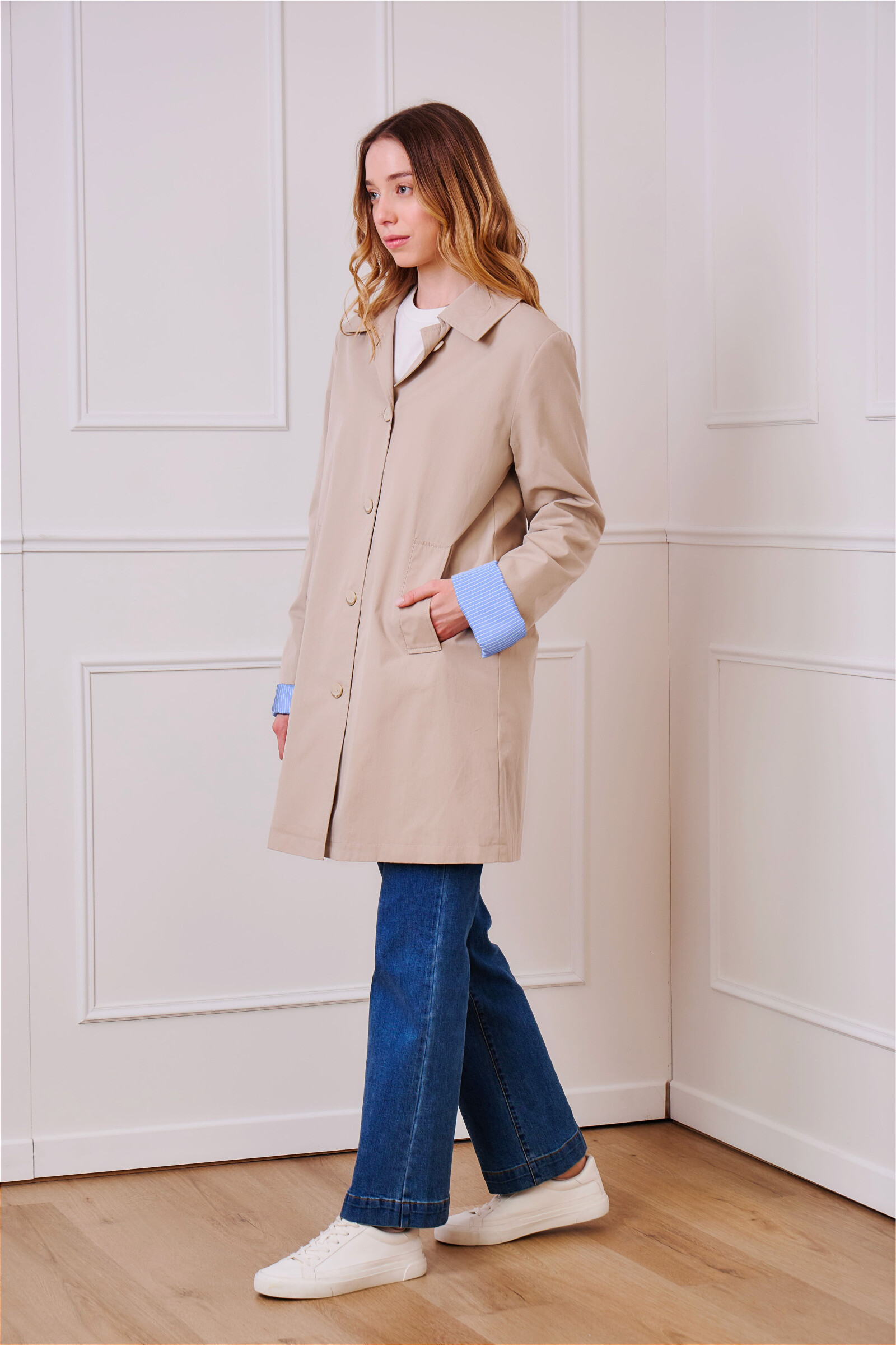 Grossiste ESCANDELLE Paris - Trench Beige Déperlant