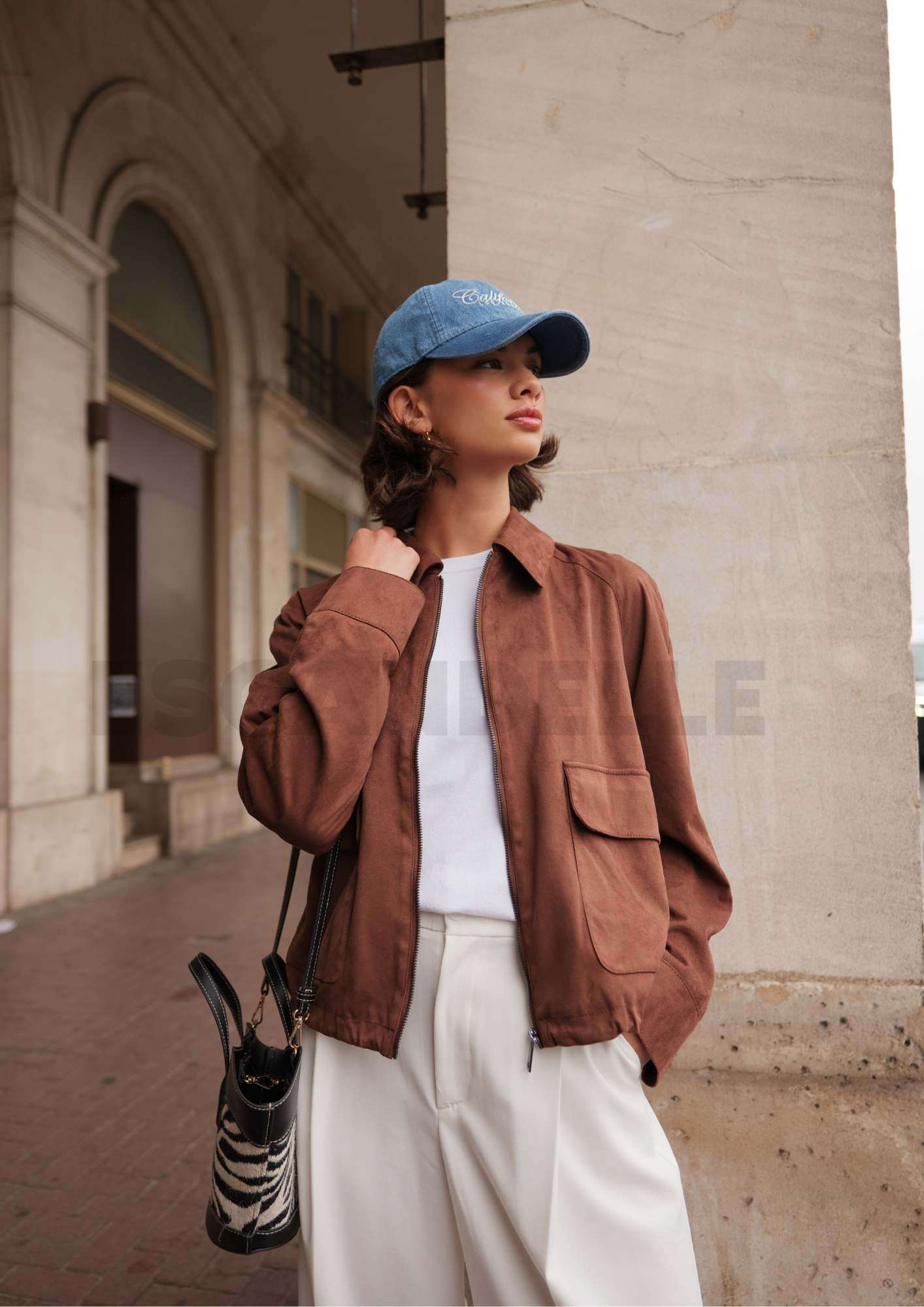Grossiste ESCANDELLE Paris - Veste courte en daim