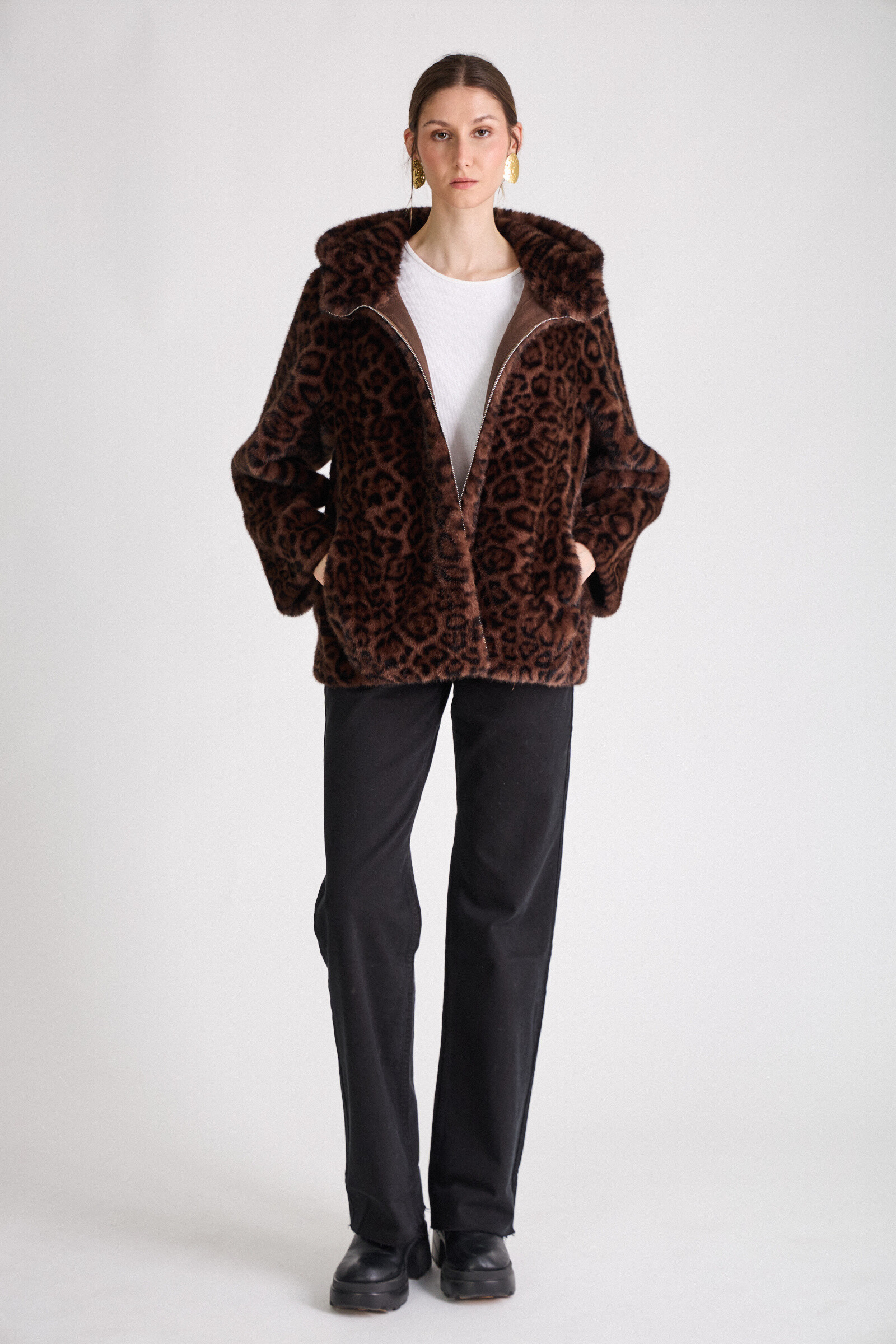 Großhändler ESCANDELLE Paris - Kunstpelzjacke
