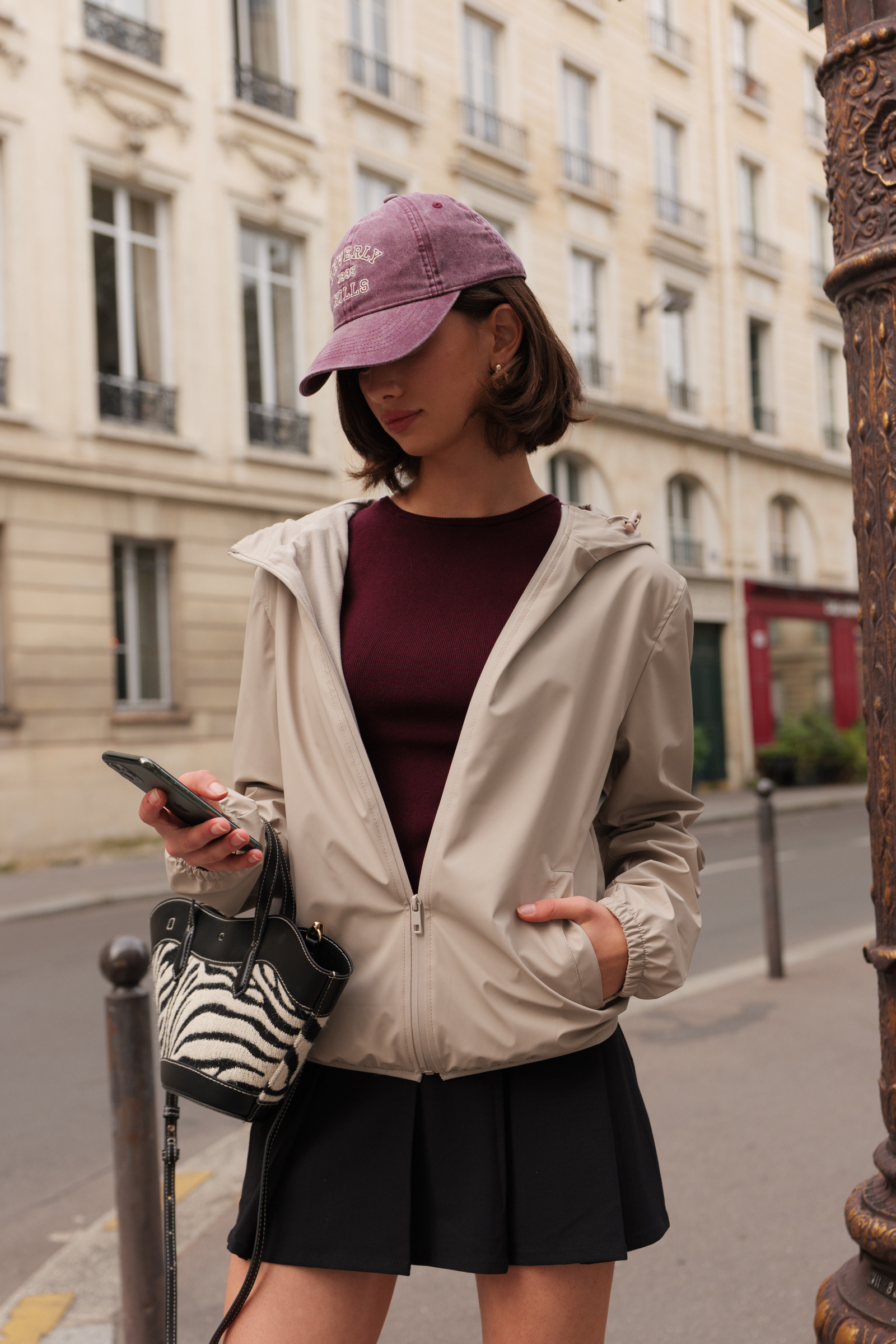 Grossiste ESCANDELLE Paris - Coupe Vent Court avec Capuche