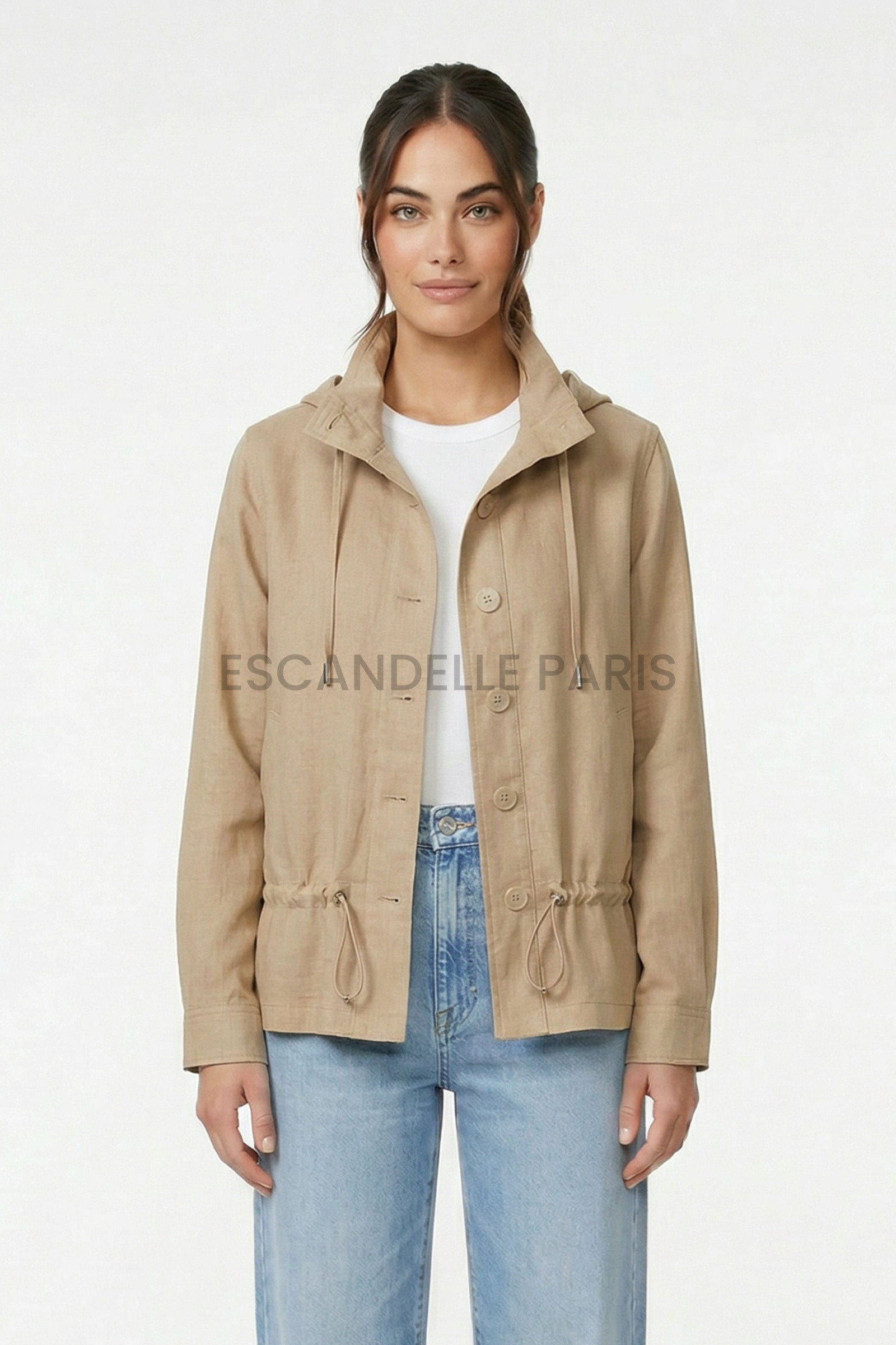 Mayorista ESCANDELLE Paris - Chaqueta abotonada a rayas