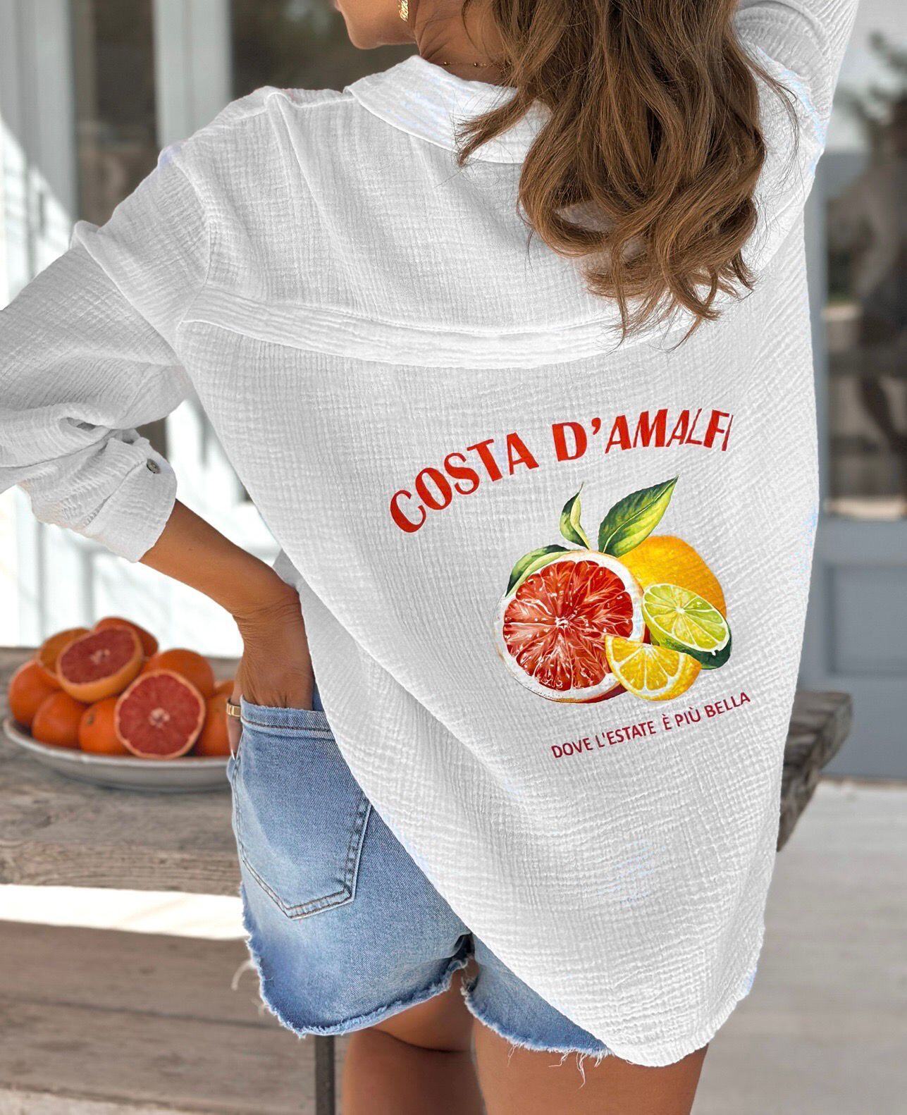 Mayorista Estee Brown - Camisa amplia de gasa de algodón