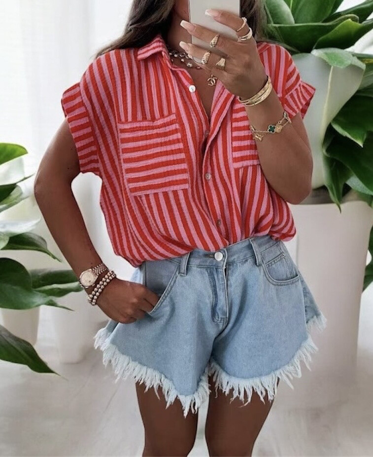 Wholesaler Estee Brown - Cotton gauze shirt