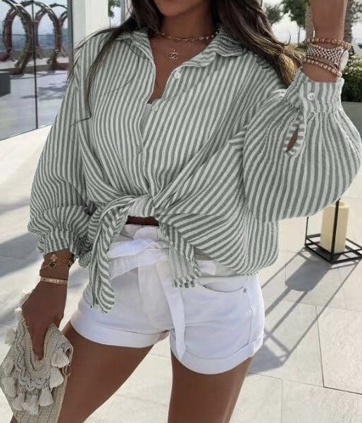 Wholesaler Estee Brown - Cotton gauze shirt