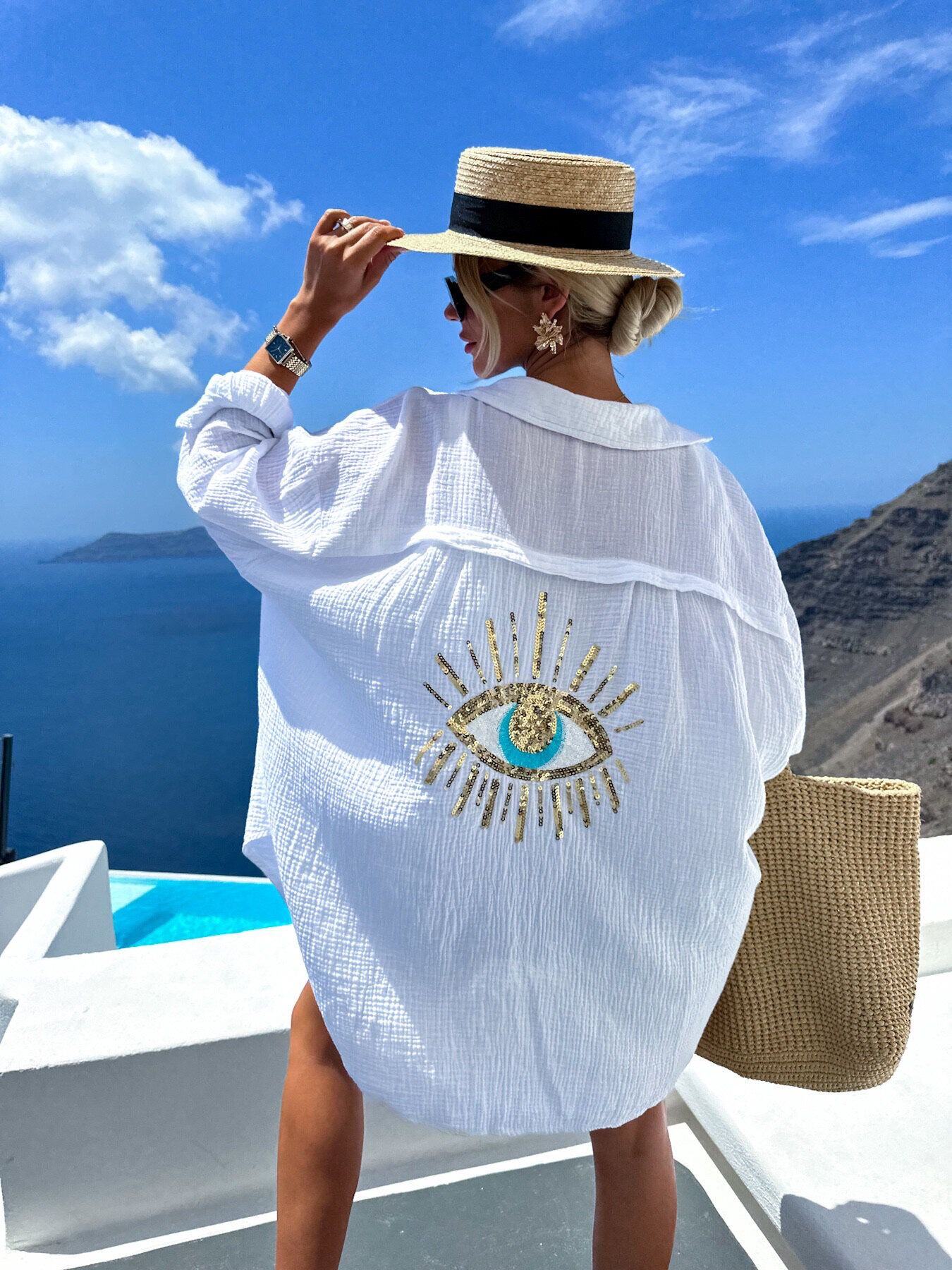 Grossiste Estee Brown - Chemise Oversize en Gaze de Coton