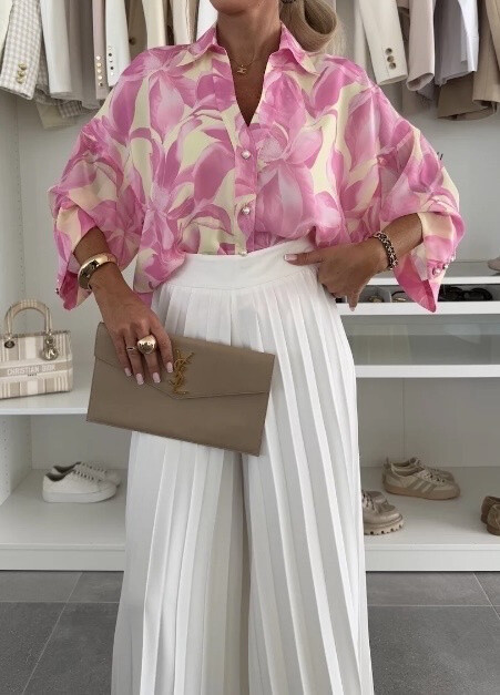 Wholesaler Estee Brown - Large printed shirt
