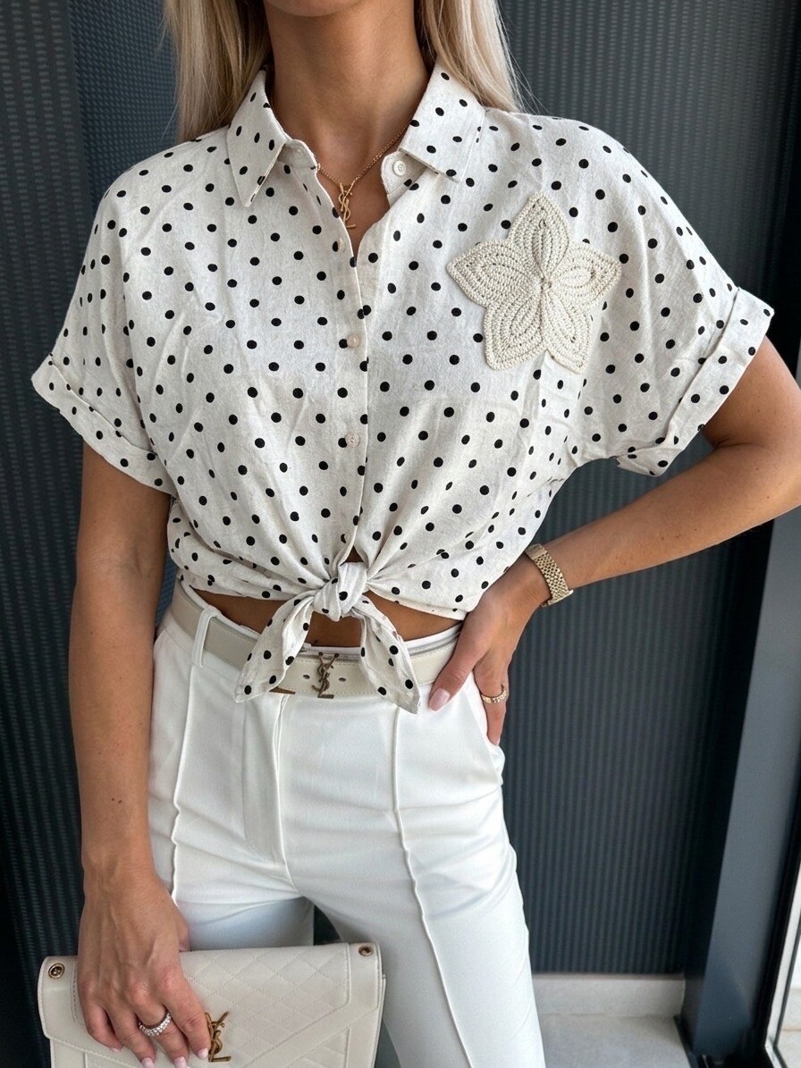 Mayorista Estee Brown - Camisa de lunares