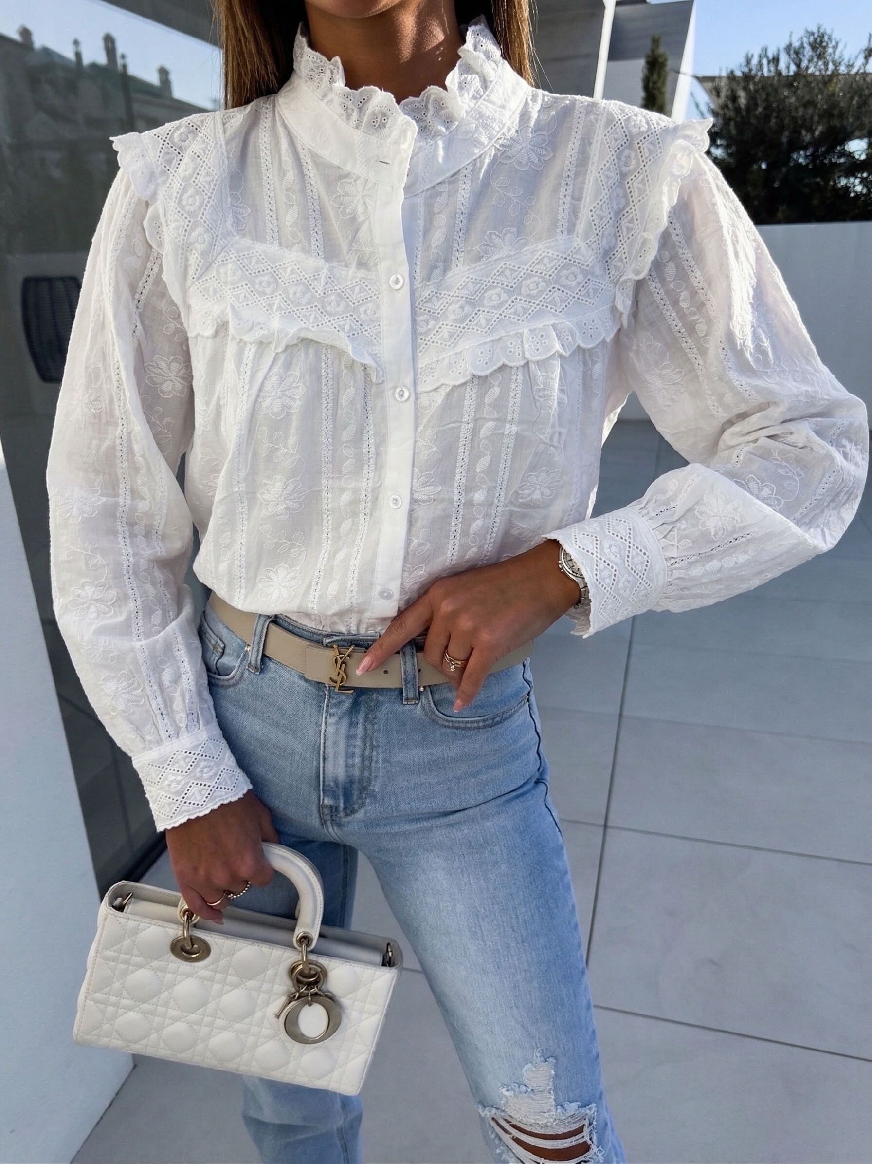 Grossista Estee Brown - Camicia ricamata - 100% Cotone