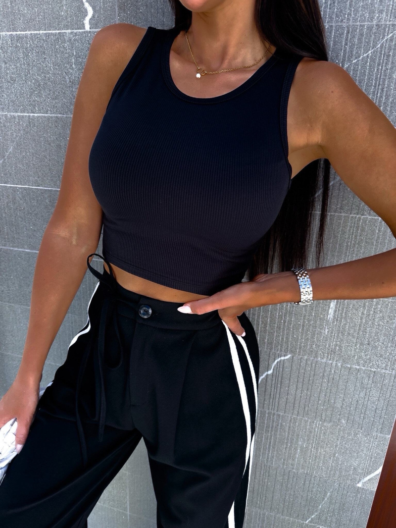 Grossiste Estee Brown - Débardeur courte Crop Top