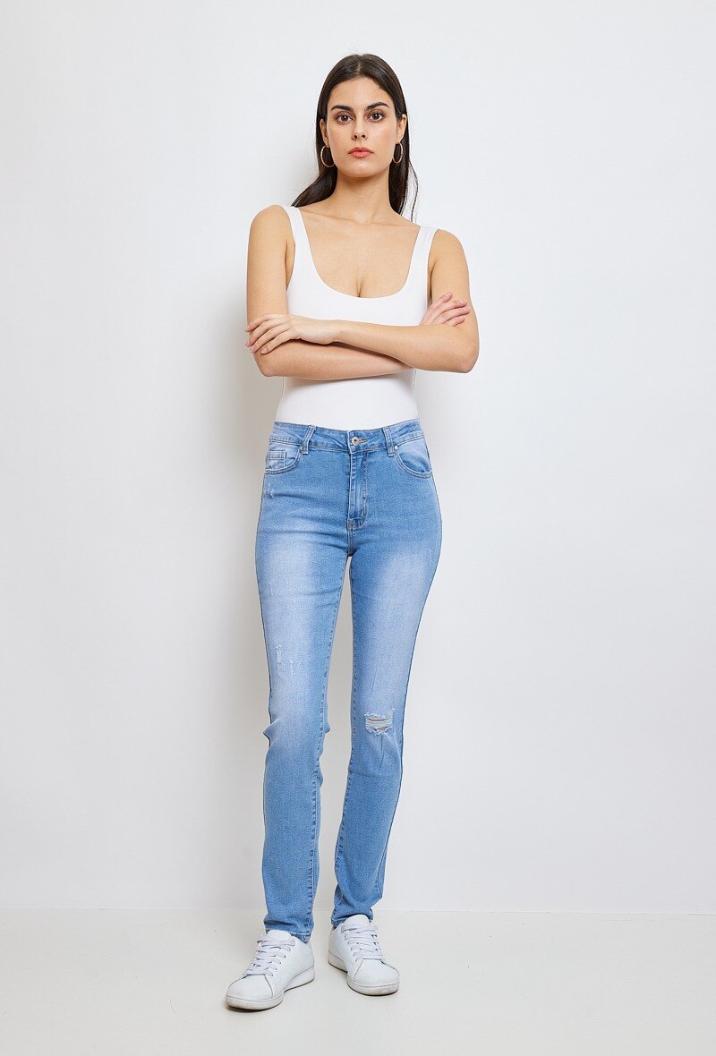 Grossista Estee Brown - Jeans attillati effetto consumato