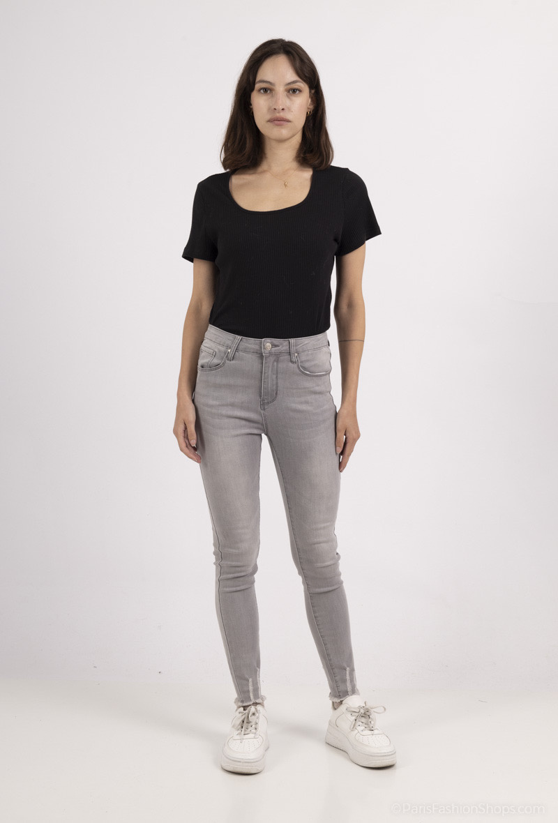 Wholesaler Estee Brown - Skinny jeans with raw edges