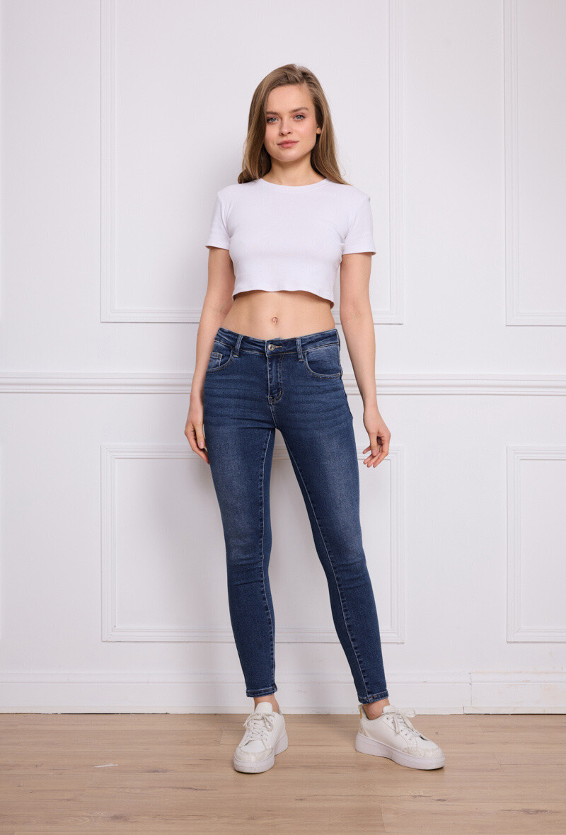Mayorista Estee Brown - Jeans delgados Push-up de tamaño alto 34-44