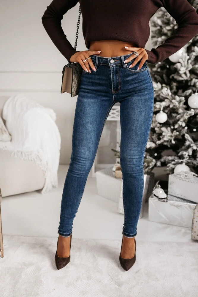 Grossiste Estee Brown - Jeans Skinny taille haute Push-up 34-44