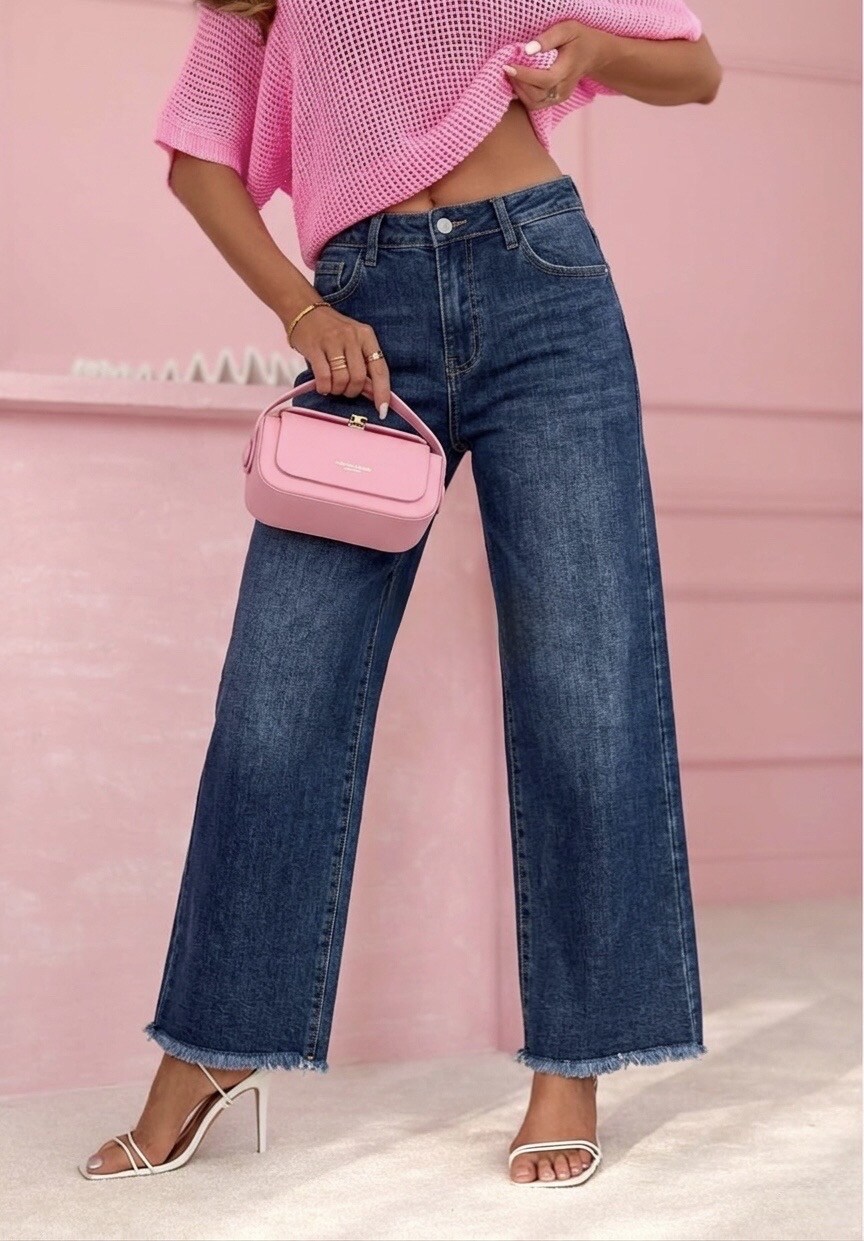 Grossista Estee Brown - Jeans a gamba larga taglia grande