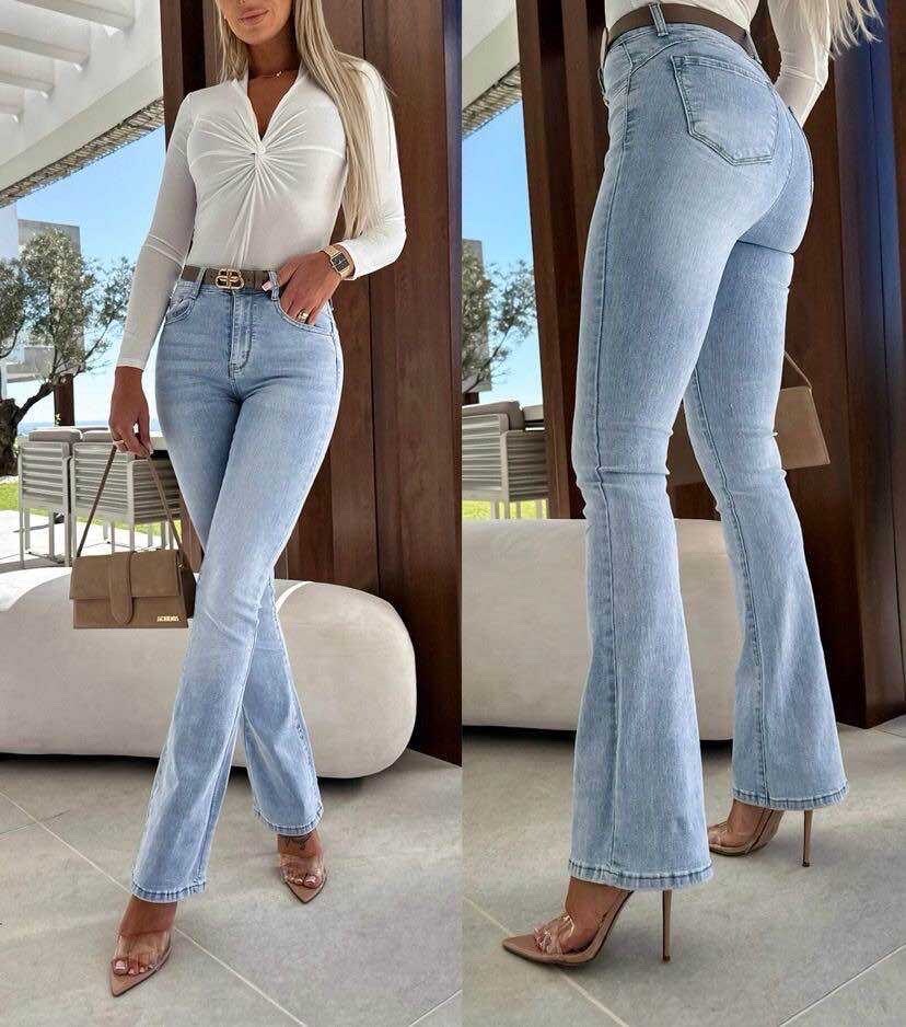 Großhändler Estee Brown - Flare Push Up Jeans – Premium Komfort Stretch