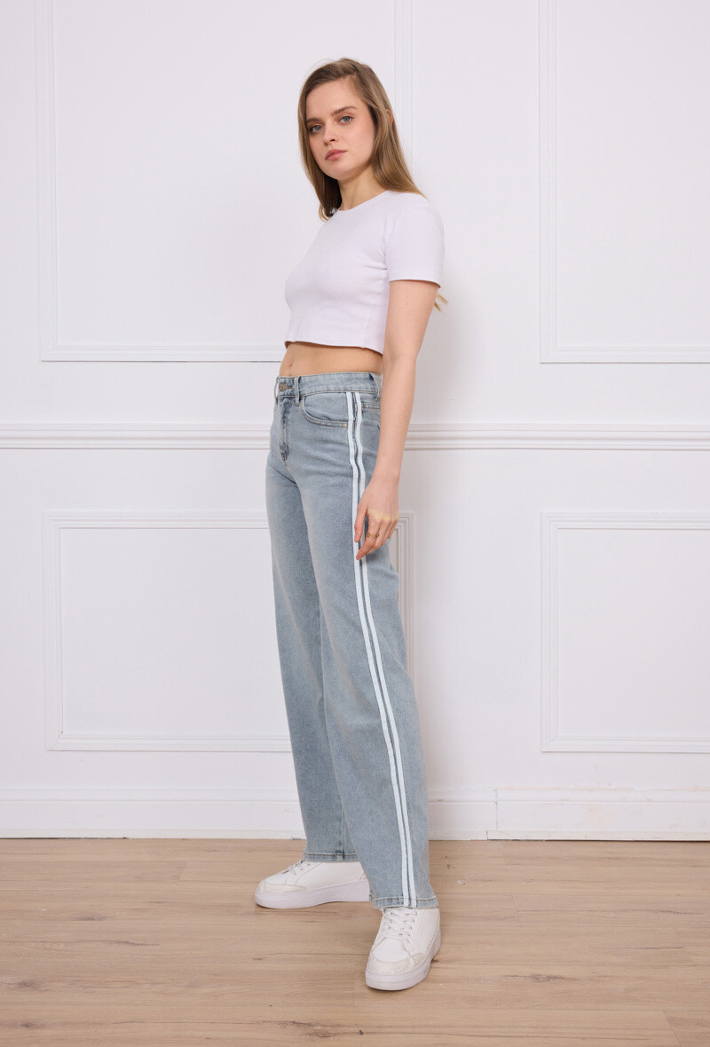 Grossiste Estee Brown - Jean large avec bandes