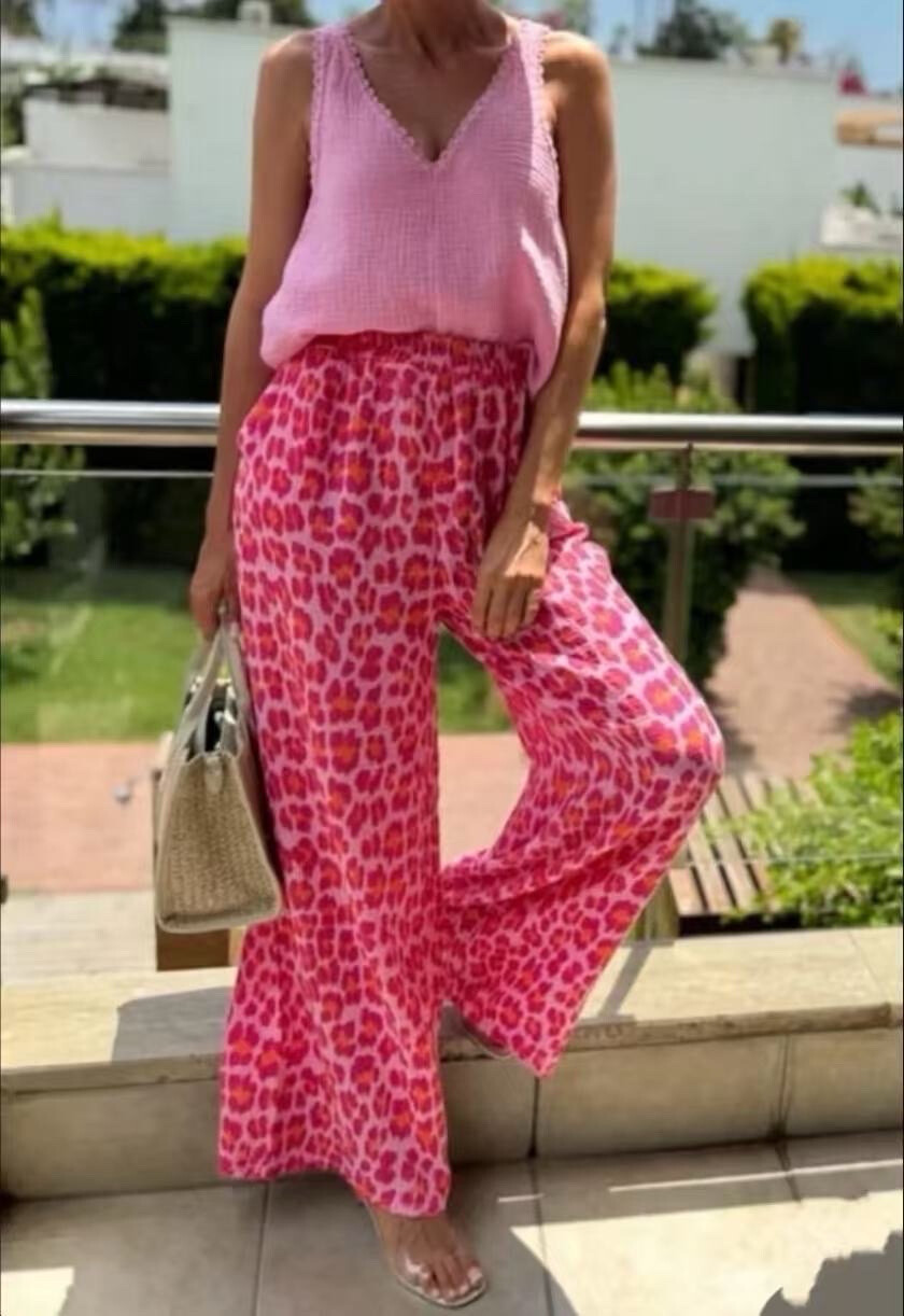 Grossiste Estee Brown - Pantalon large en gaze de coton