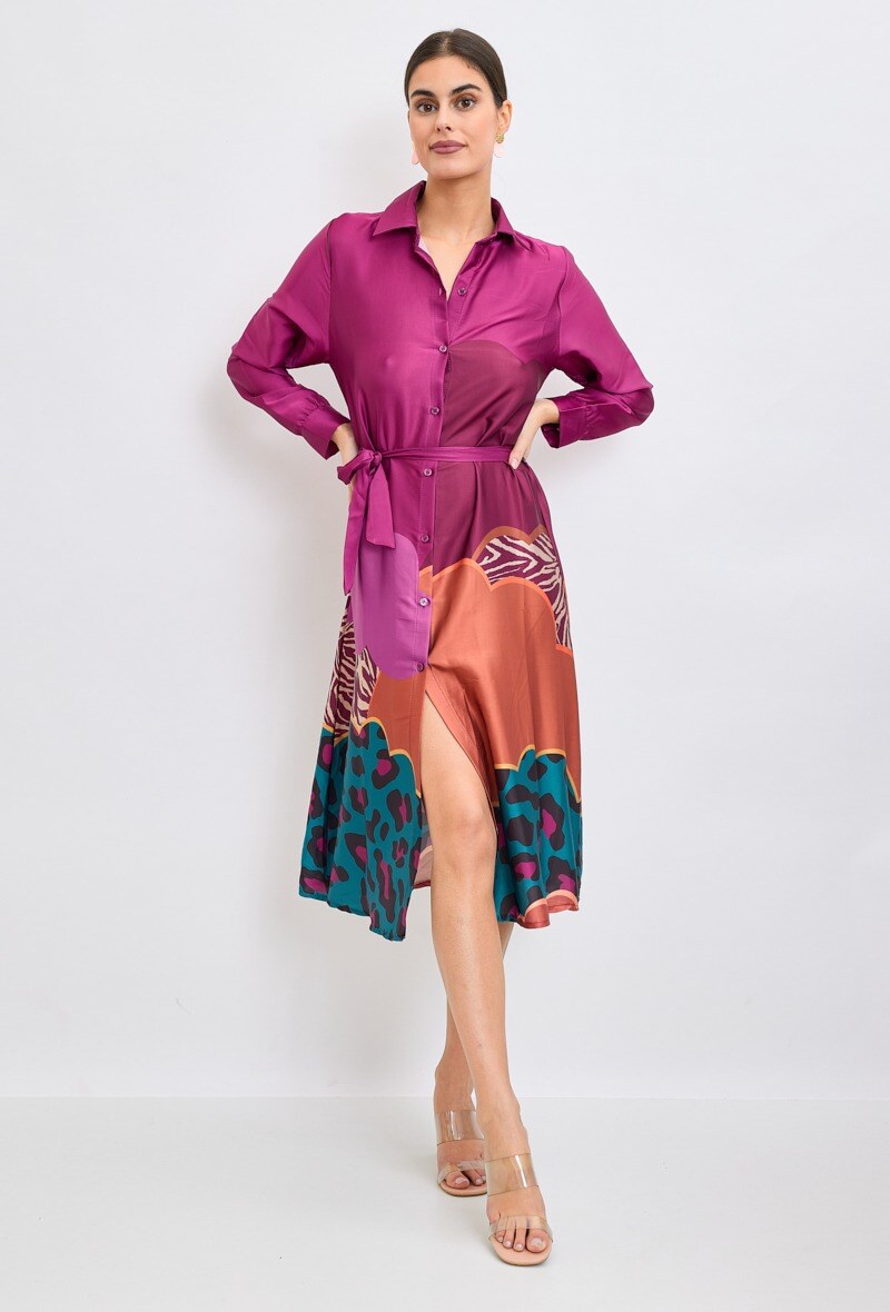 Mayorista Estee Brown - Vestido camisero estampado