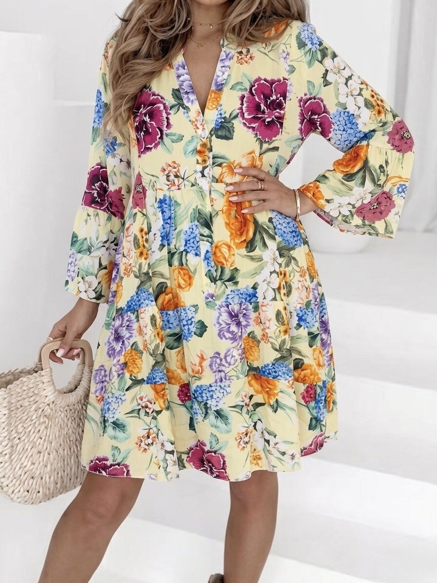 Mayorista Estee Brown - Vestido corto de 100% viscosa