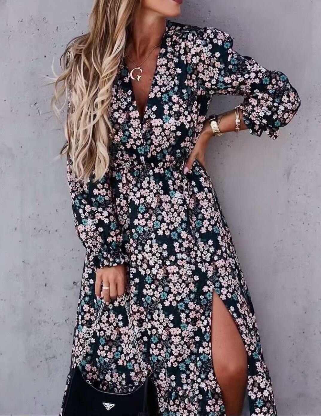Großhändler Estee Brown - Langes Kleid 100% Viskose