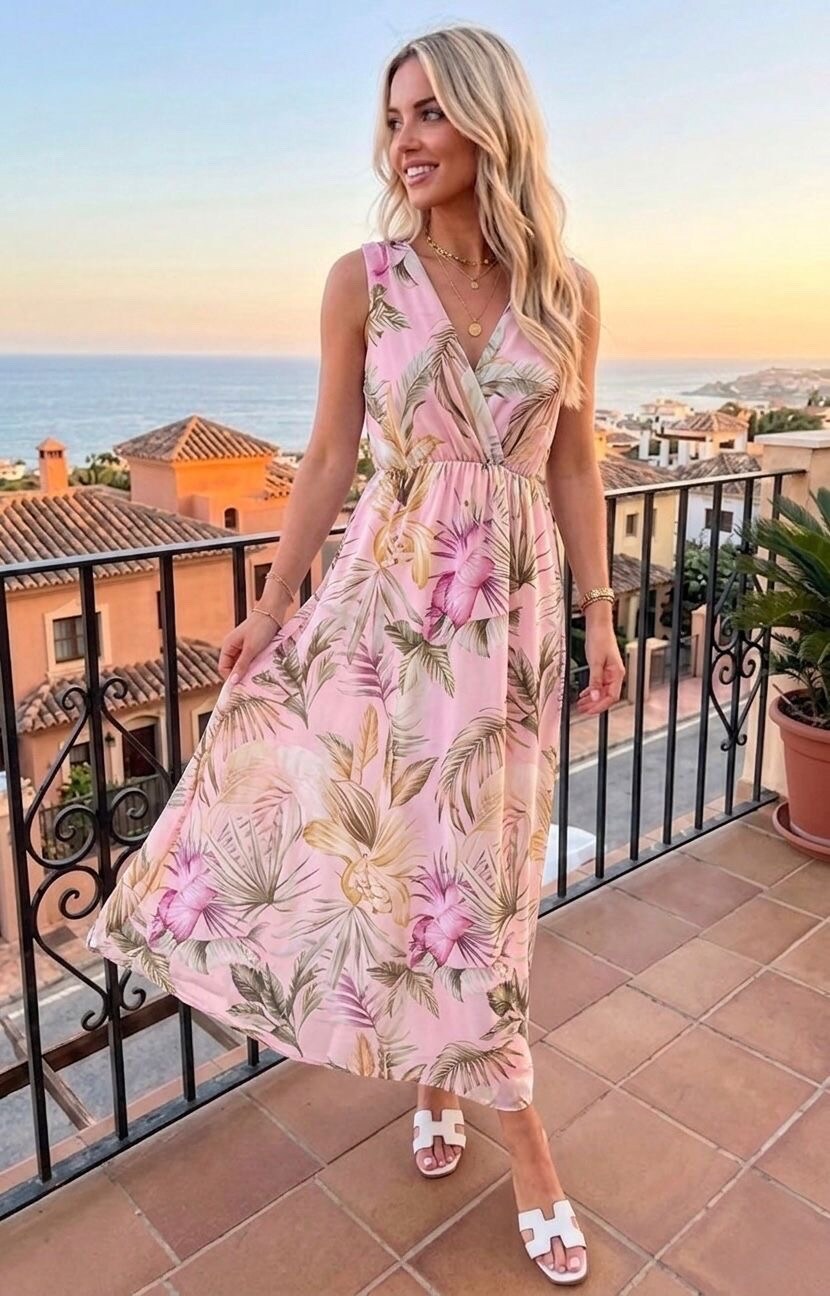 Großhändler Estee Brown - Bedrucktes Maxikleid