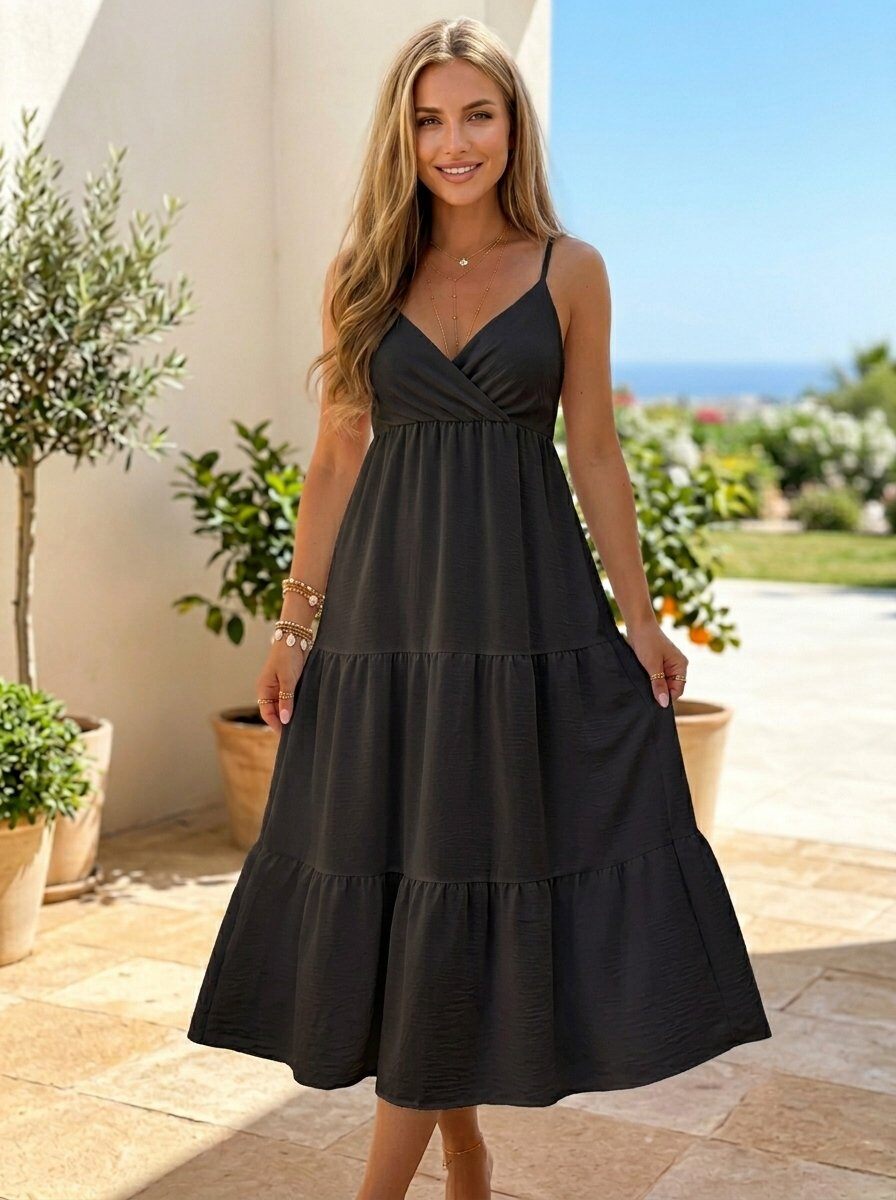 Mayorista Estee Brown - Vestido largo de tirantes