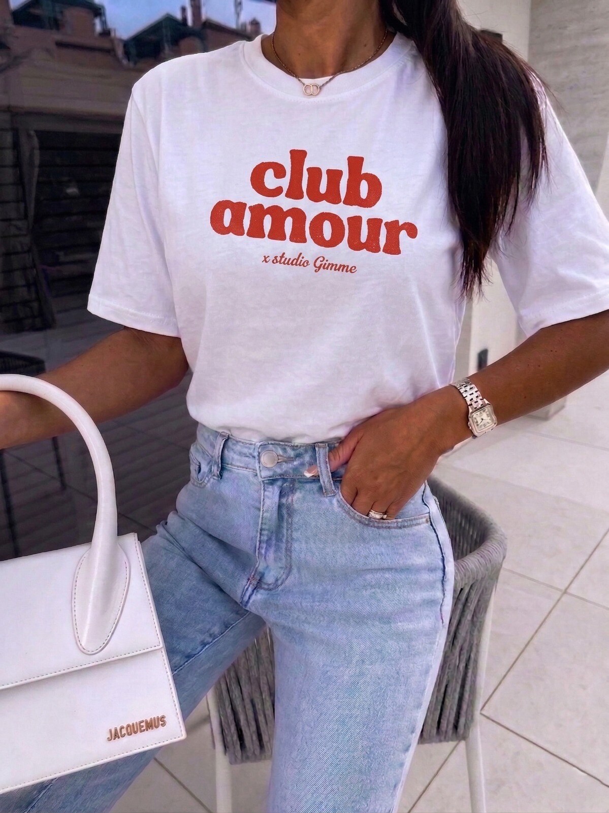 Mayorista Estee Brown - Camiseta Estampada de Corte Amplio - 100% Algodón