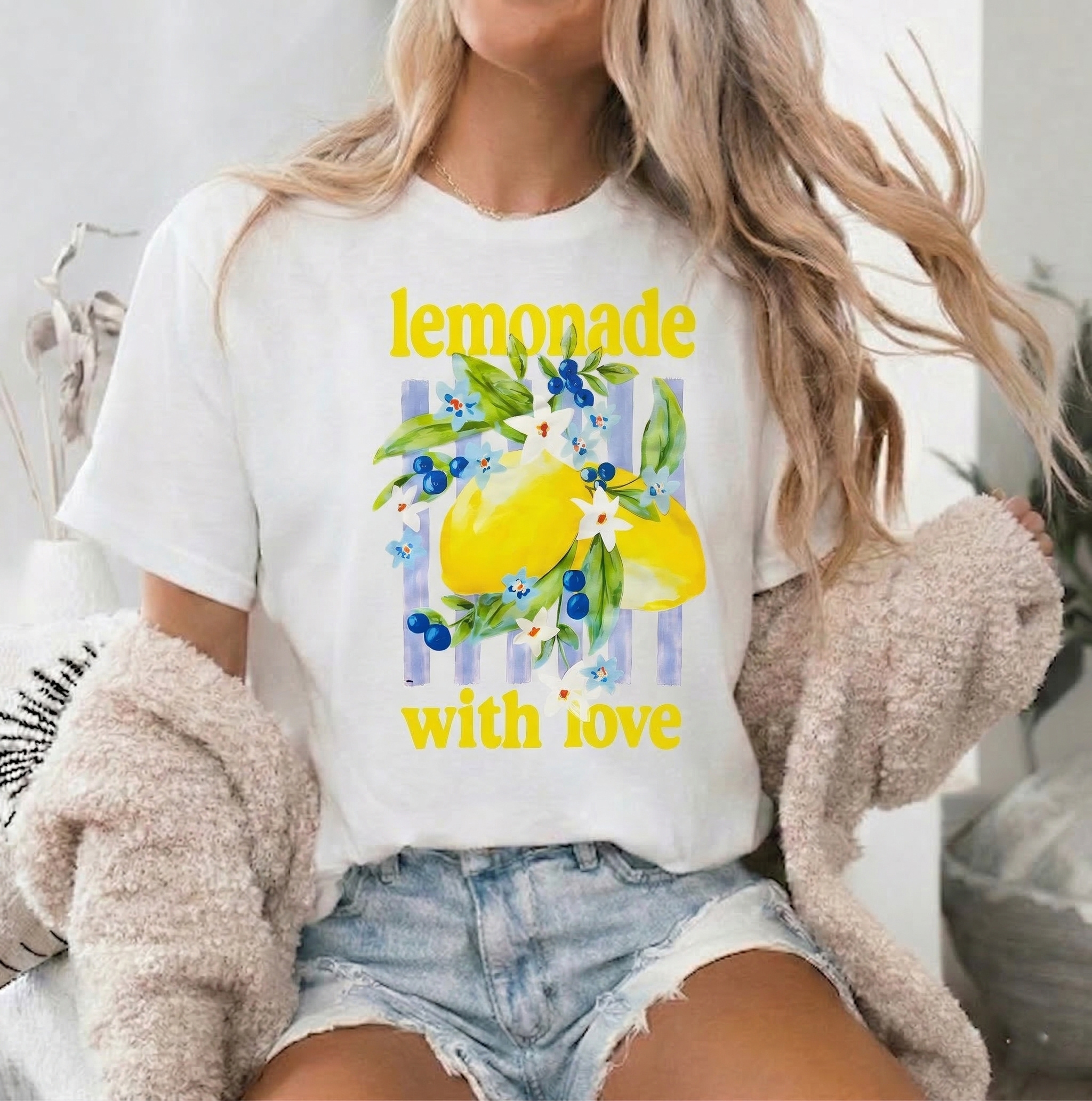 Mayorista Estee Brown - Camiseta ancha estampada - 100% Algodón