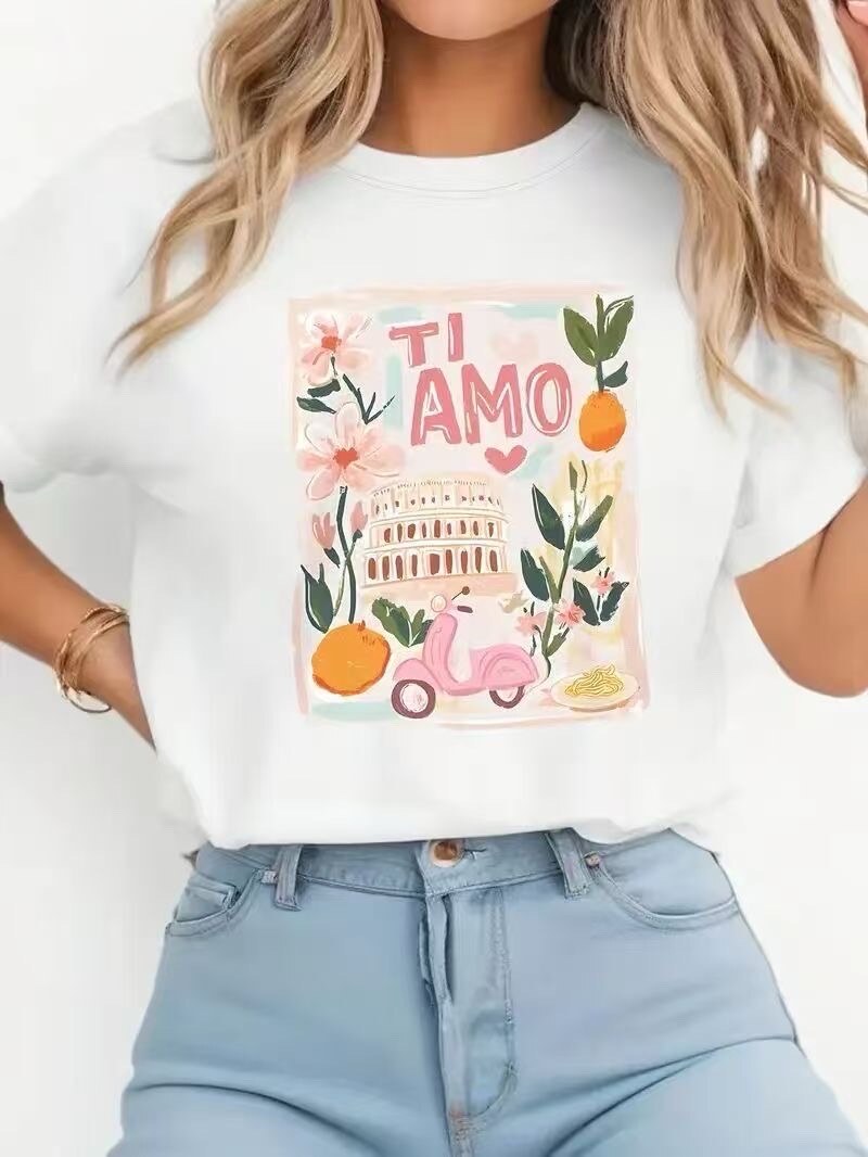 Grossiste Estee Brown - T-shirt blanc Ti amp