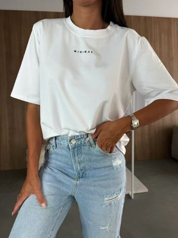 Mayorista Estee Brown - Camiseta amplia Minimal