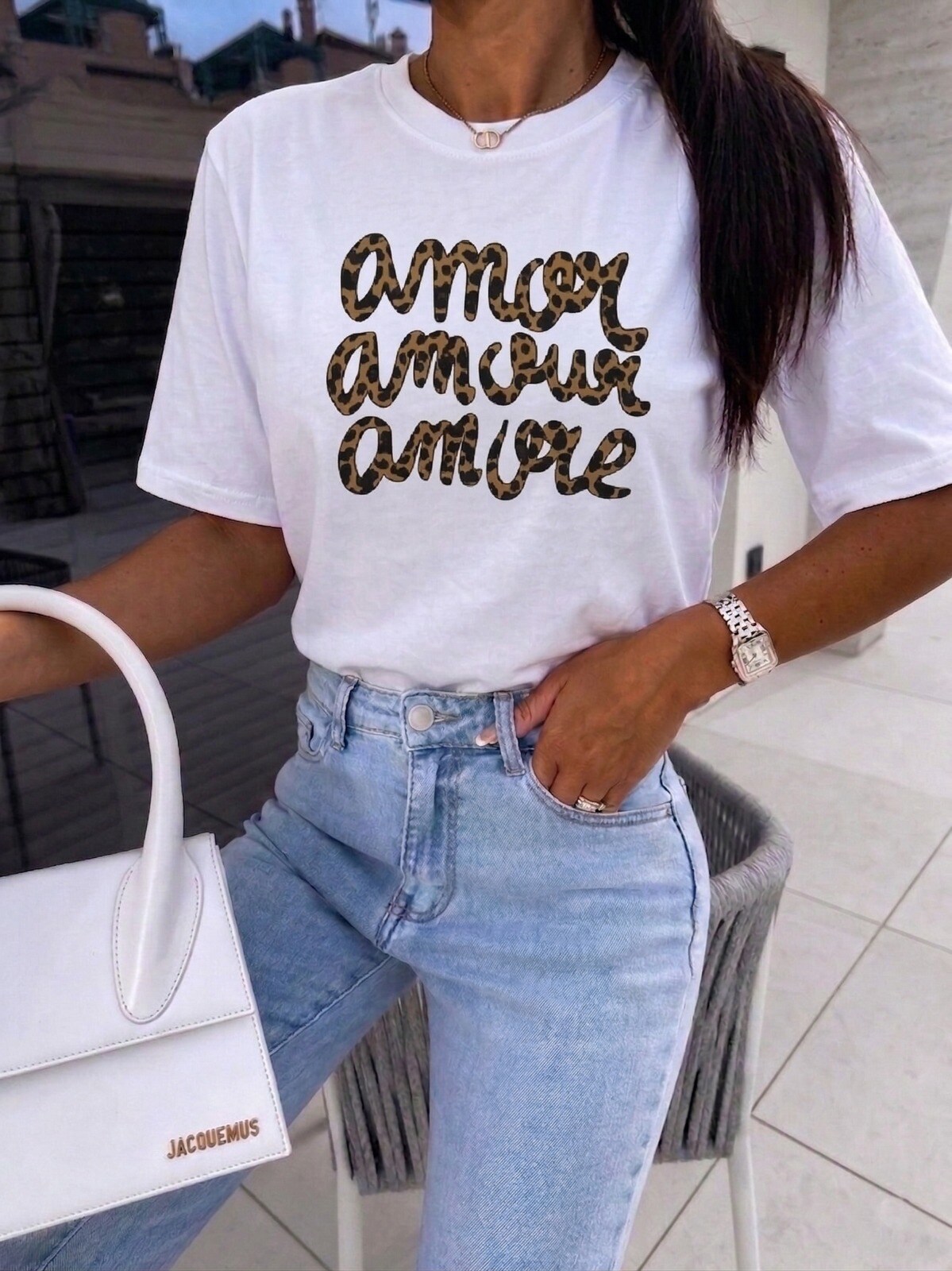 Mayorista Estee Brown - Camiseta ancha estampada - 100% Algodón