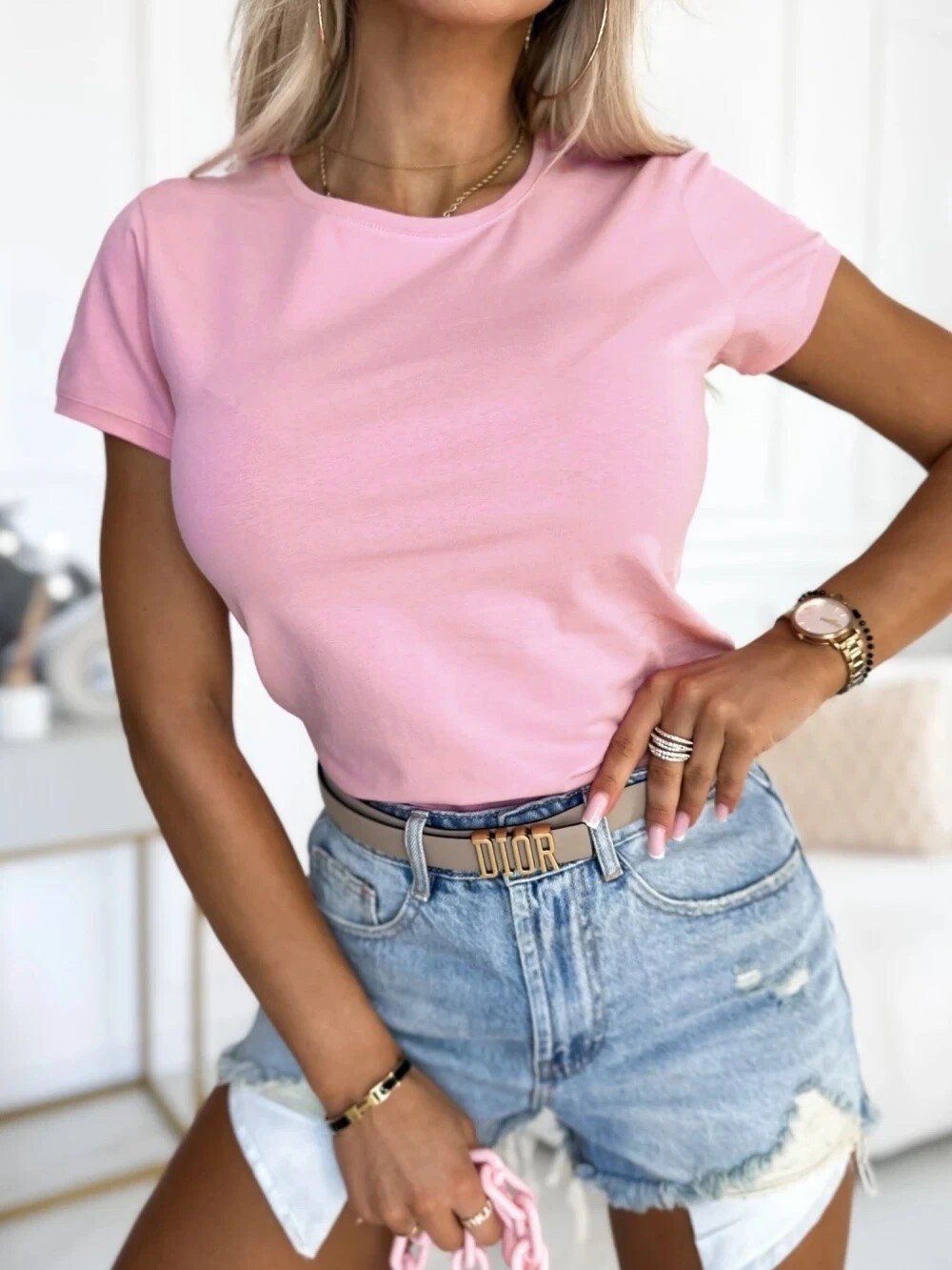 Grossiste Estee Brown - T-shirt basic uni
