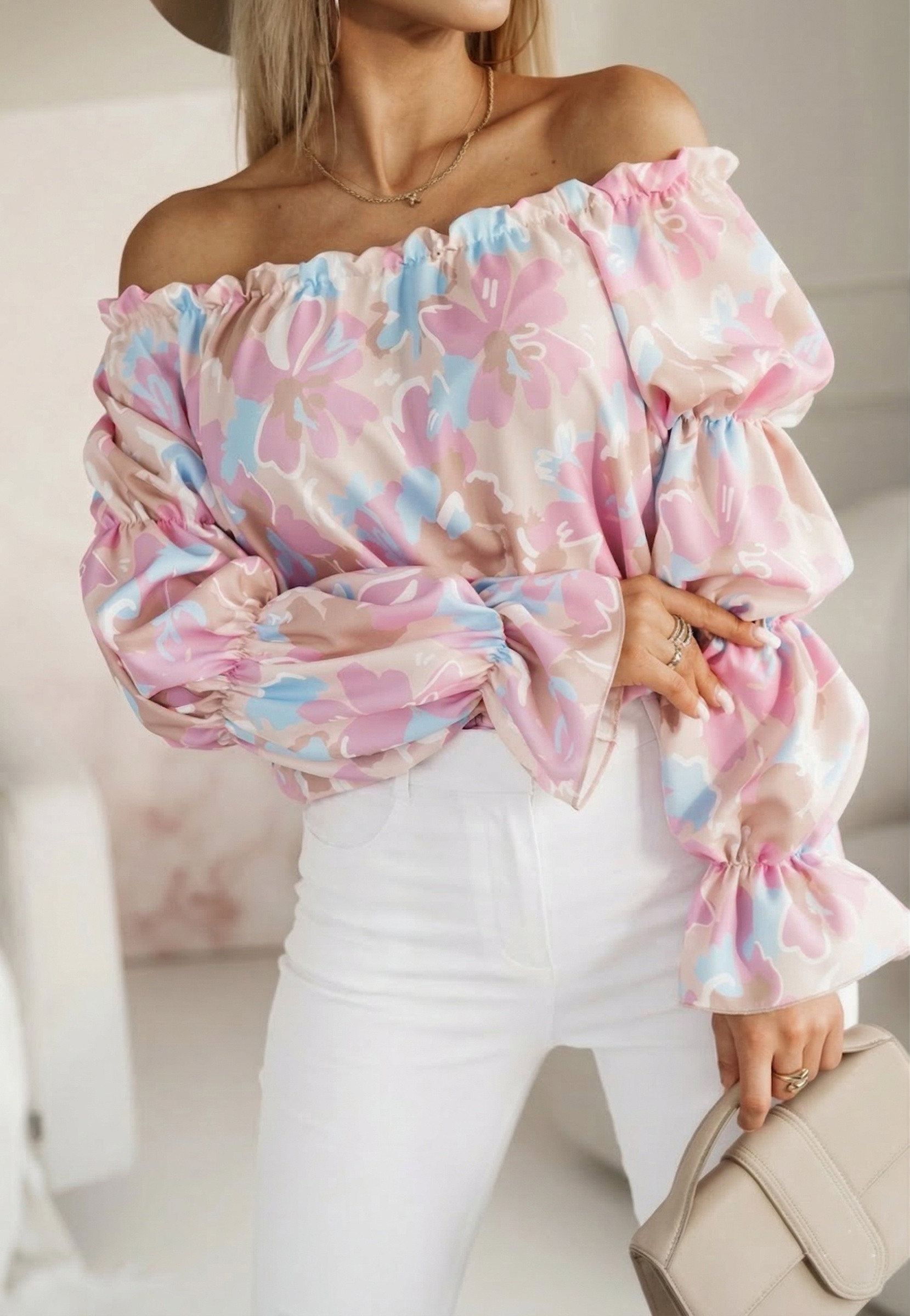 Mayorista Estee Brown - Top blusa estampada