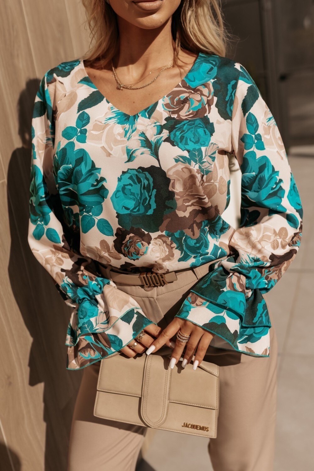 Grossista Estee Brown - Top blusa stampata