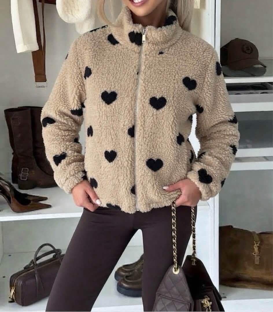 Großhändler Estee Brown - Bedruckte Fleecejacke
