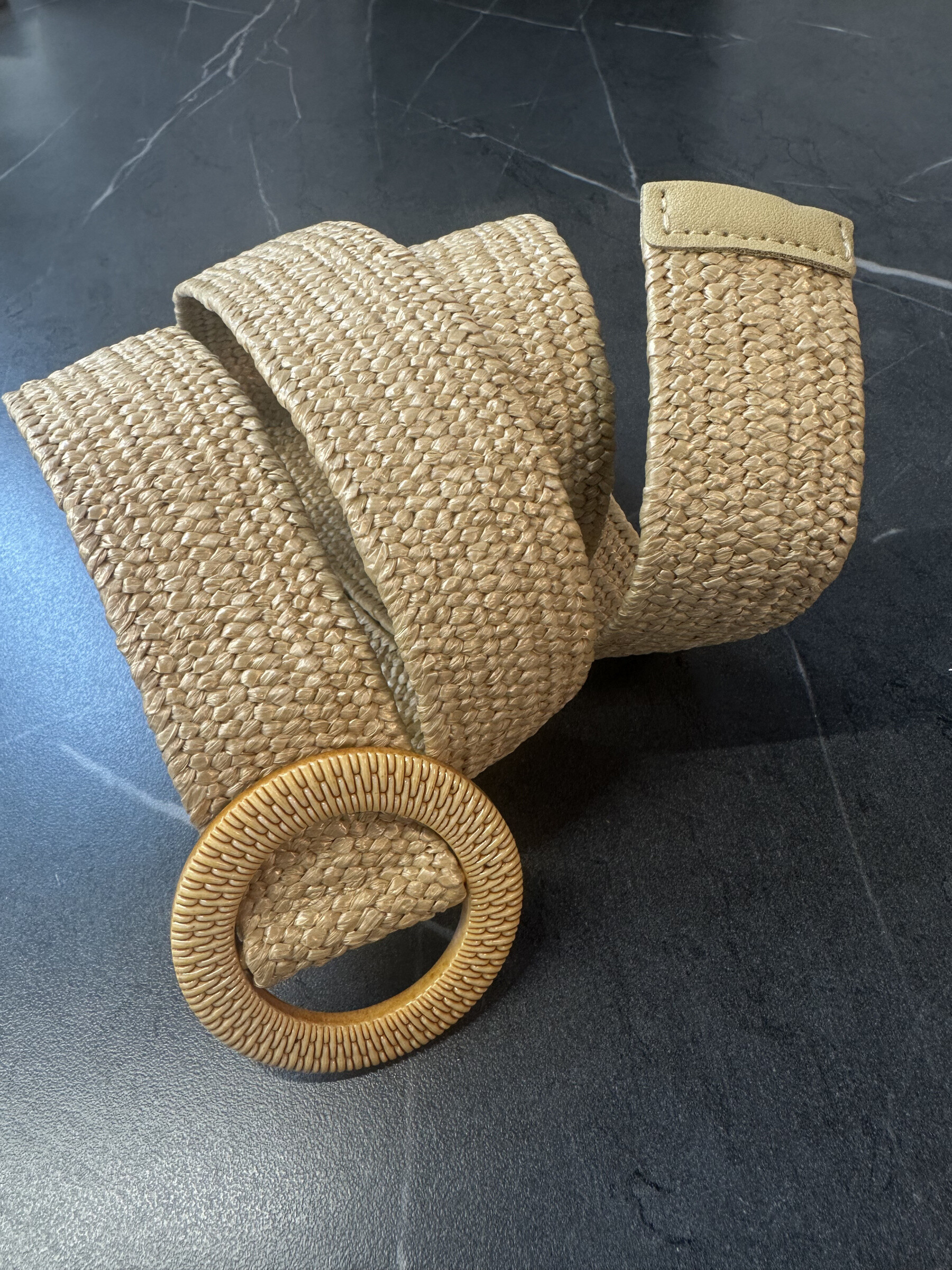 Mayorista ESTEE - Cinturón beige elástico de 4 cm