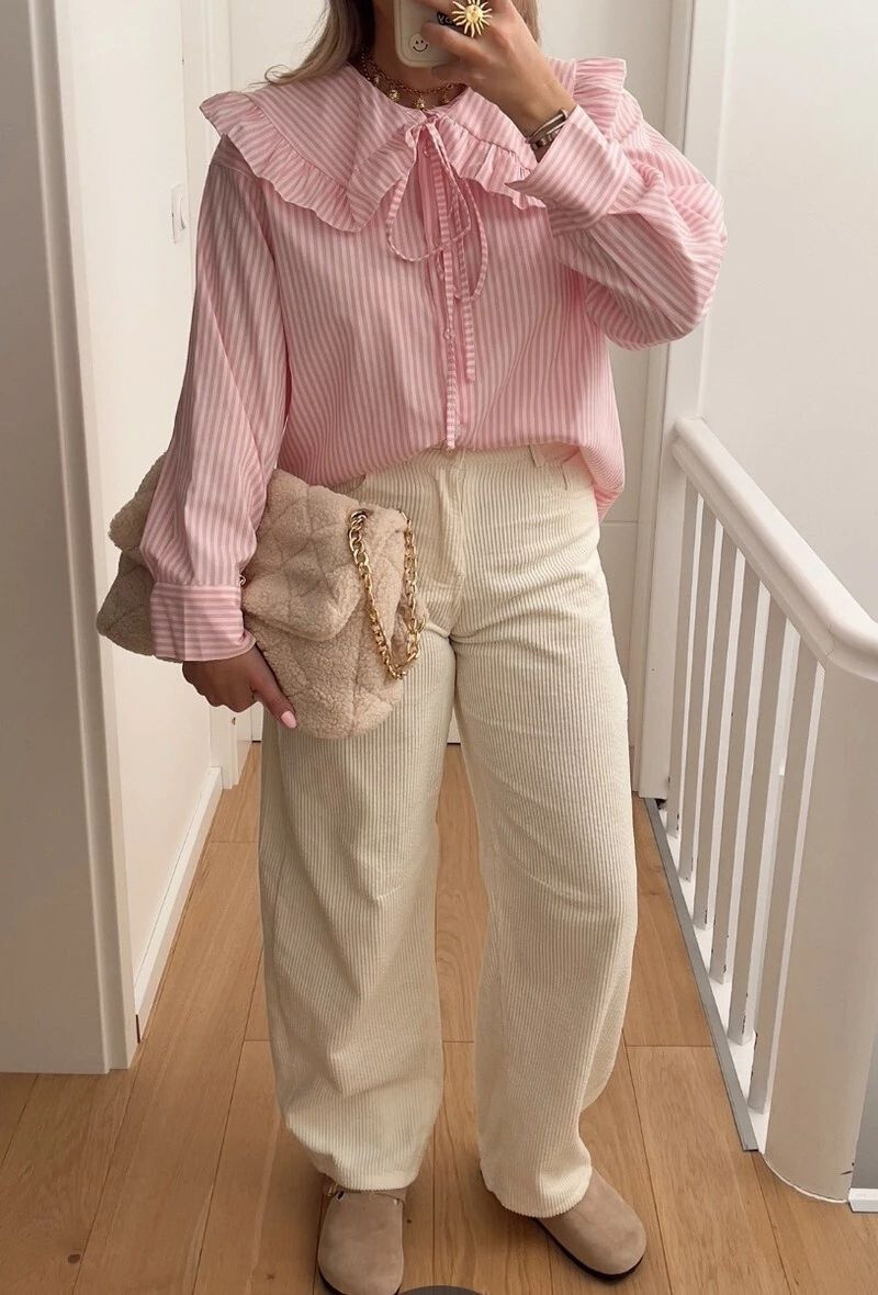 Grossiste ESTEE - Chemise et boutons en coton