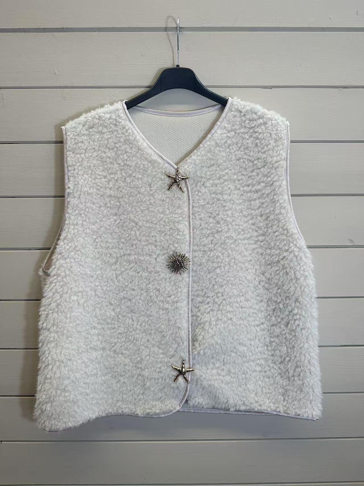 Grossiste ESTEE - Gilet effet TEDDY